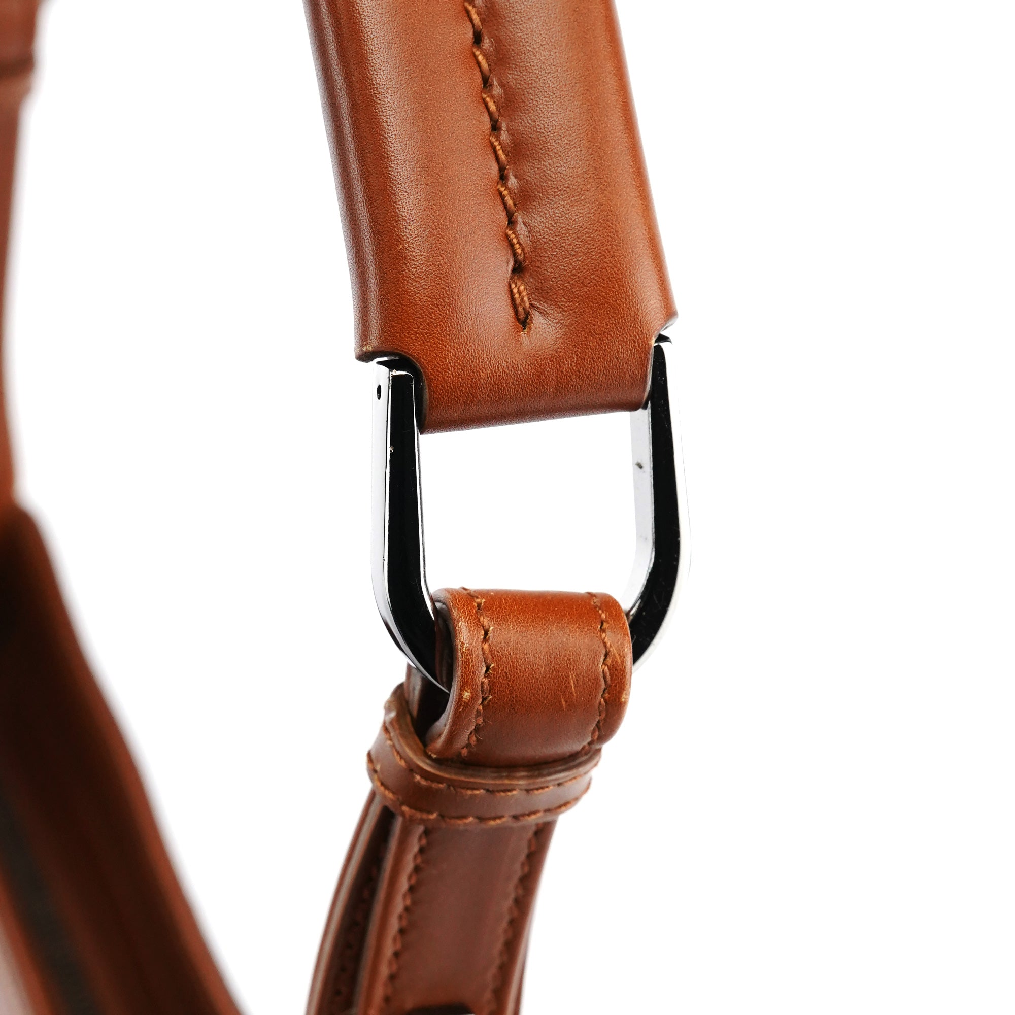 Brown Leather Hobo Shoulder Bag