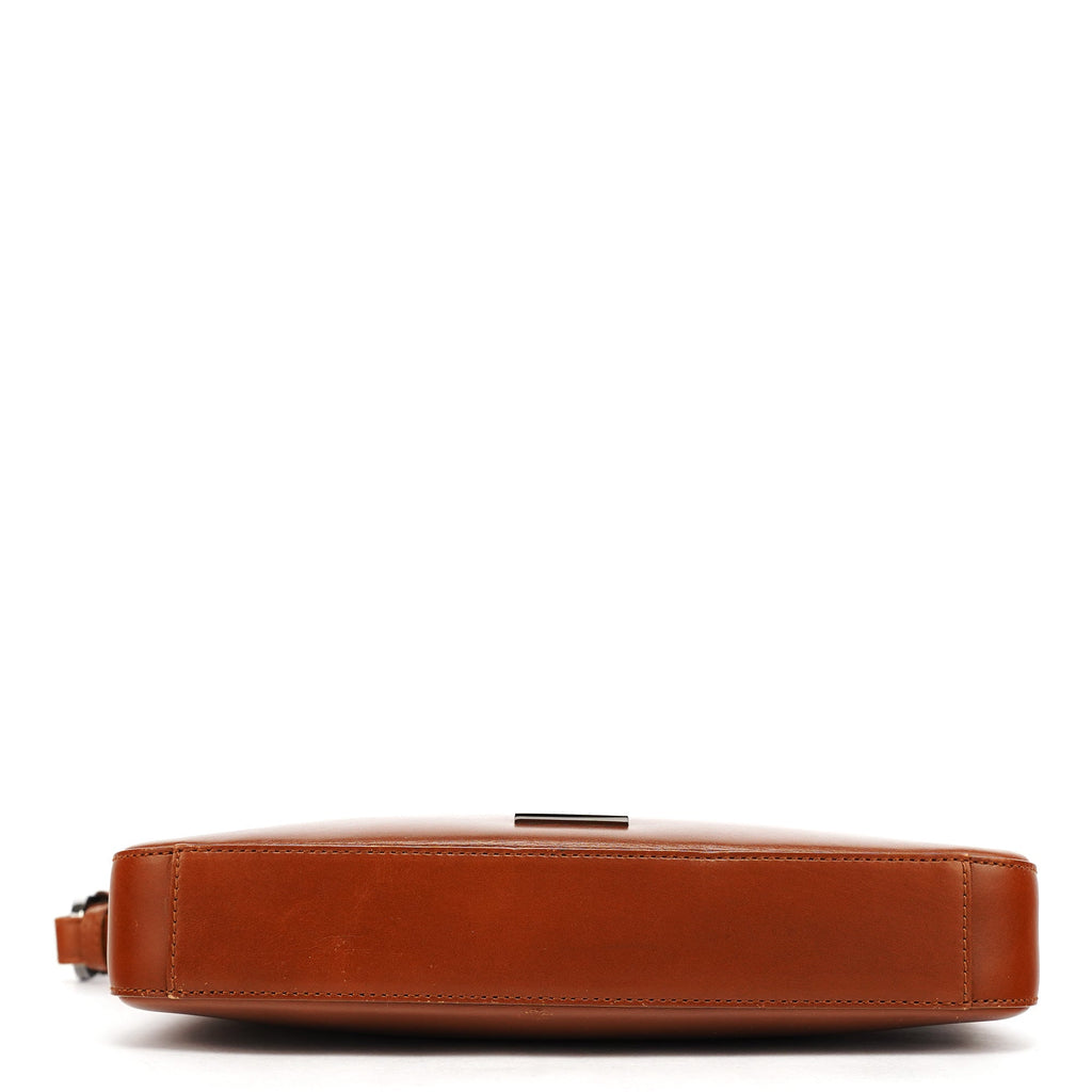 Brown Leather Hobo Shoulder Bag