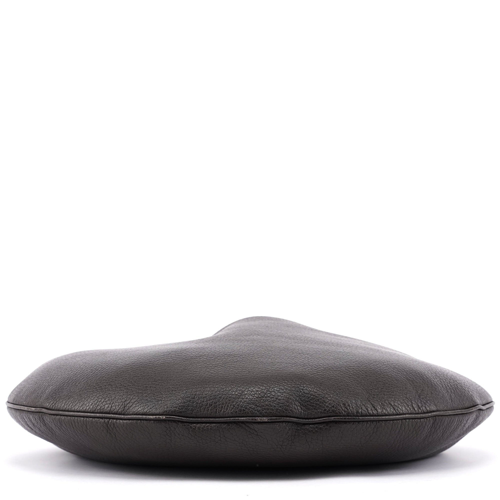 Brown Leather Hobo Shoulder Bag