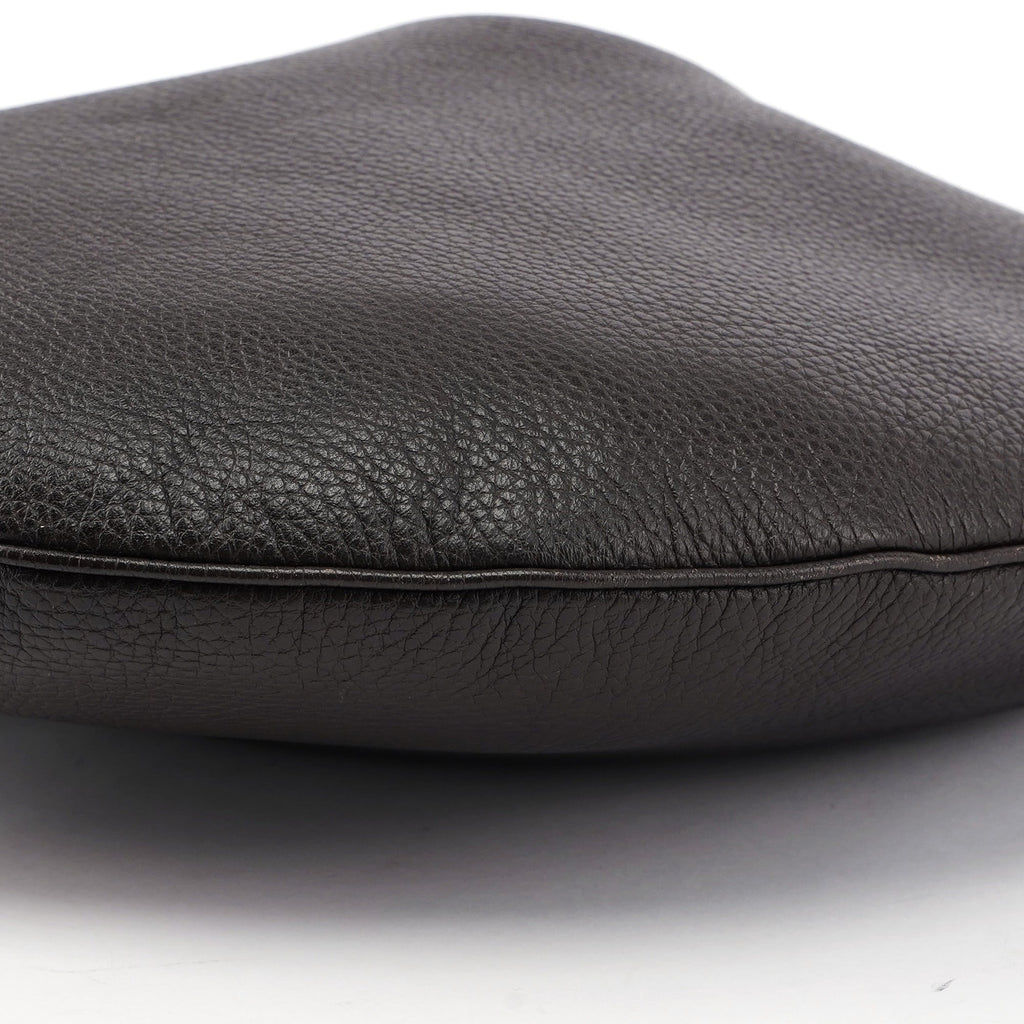 Brown Leather Hobo Shoulder Bag