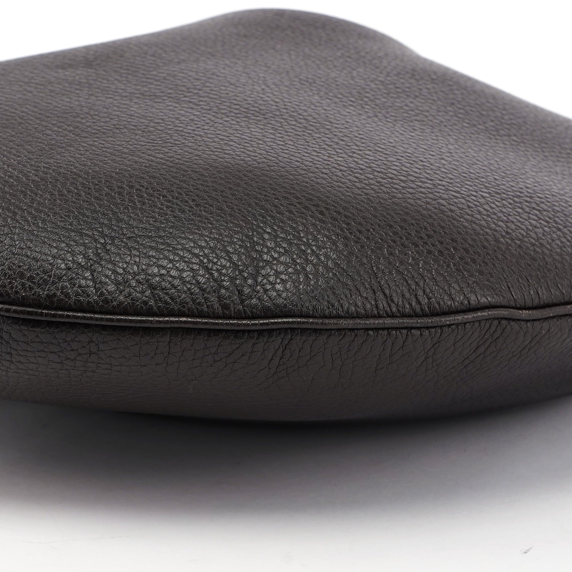 Brown Leather Hobo Shoulder Bag