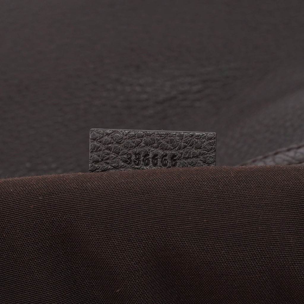 Brown Leather Hobo Shoulder Bag
