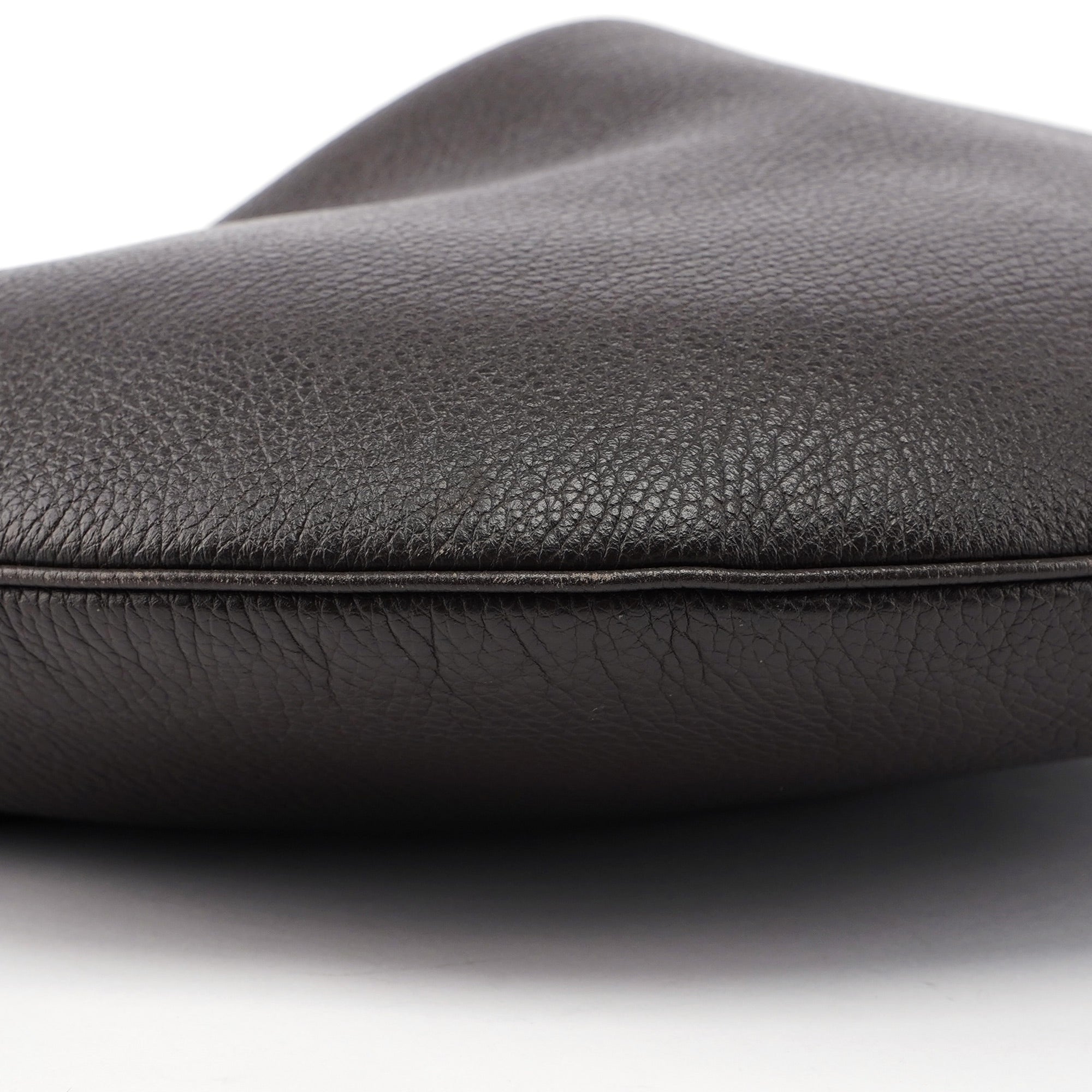Brown Leather Hobo Shoulder Bag