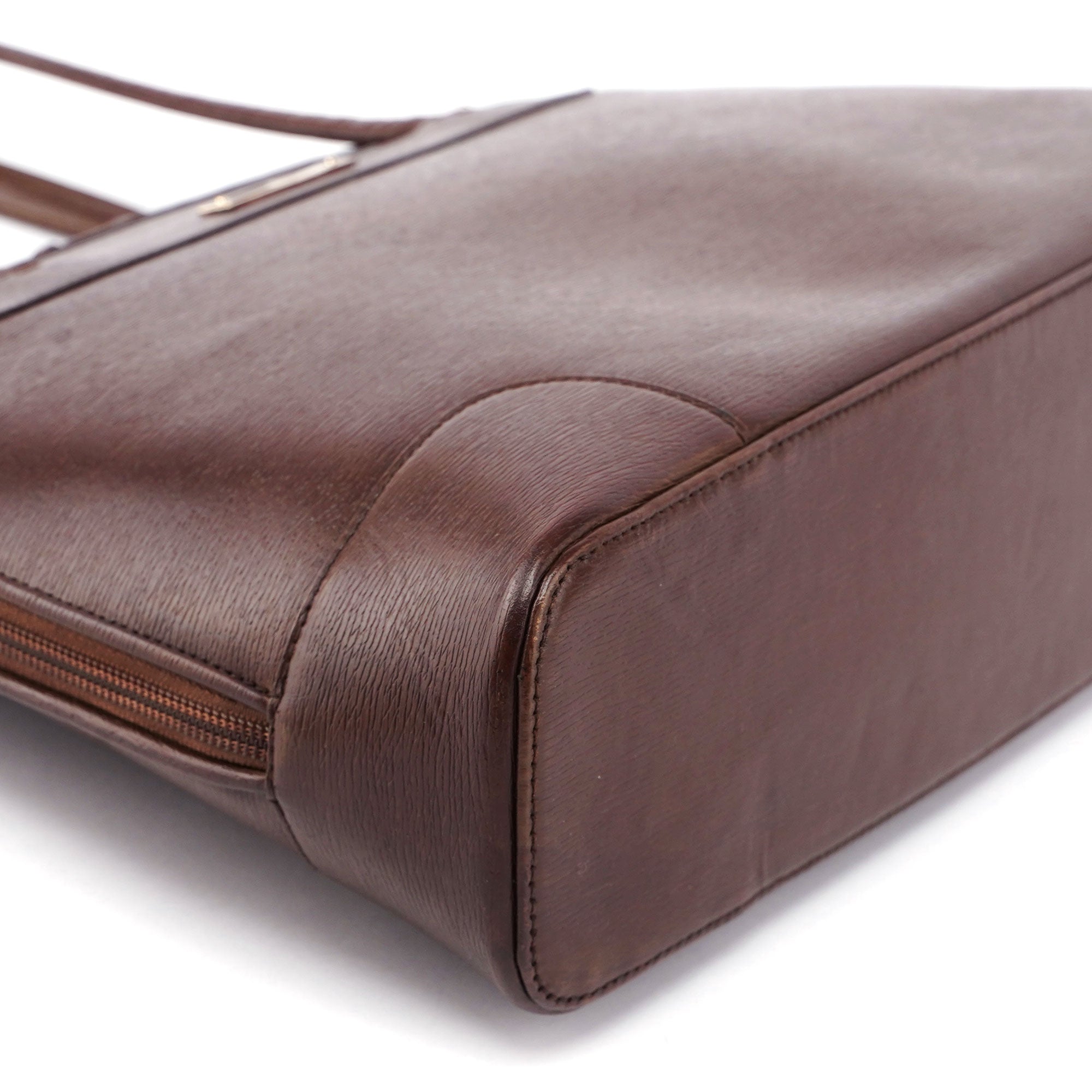 Brown Leather Tote Bag
