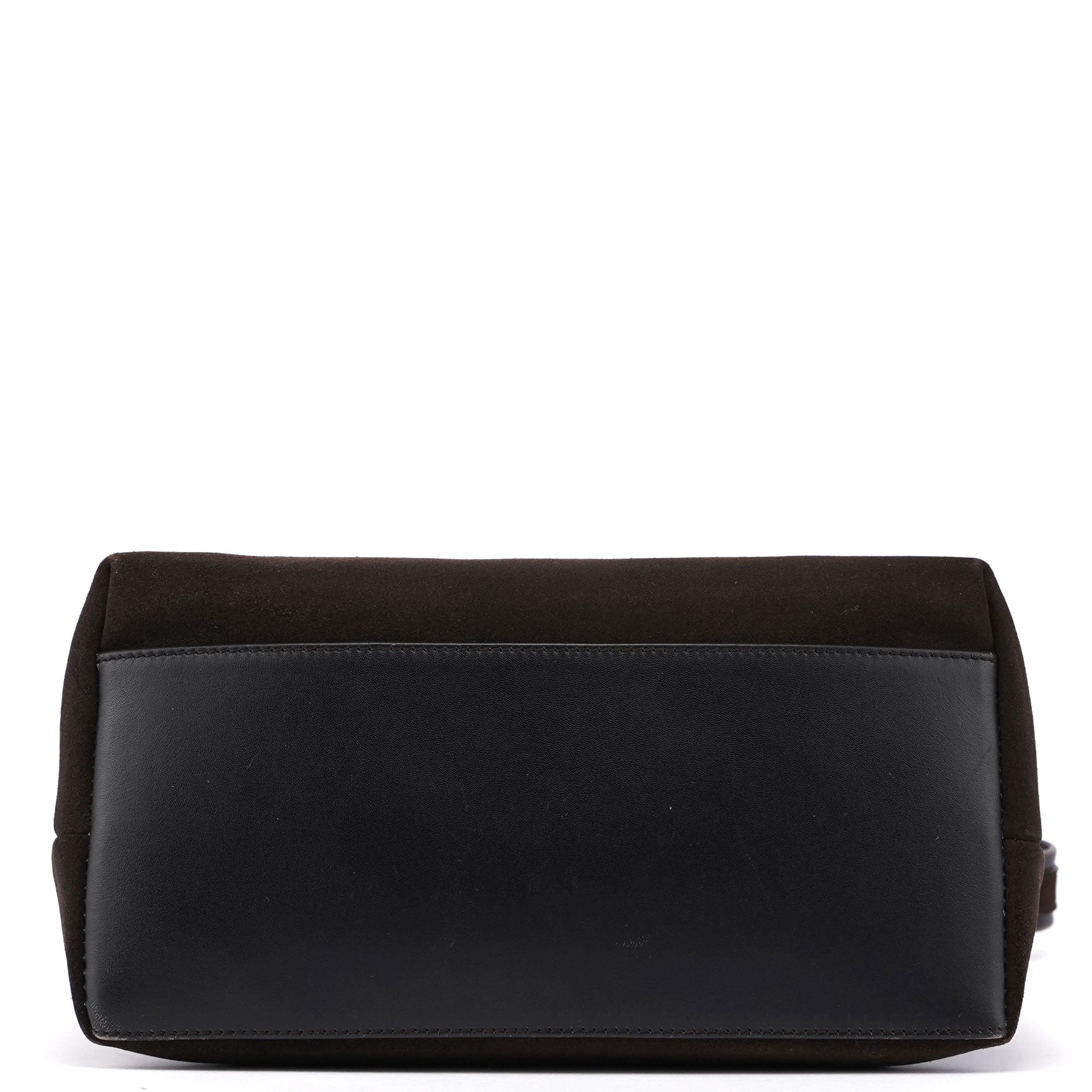 Brown Suede Hobo Shoulder Bag