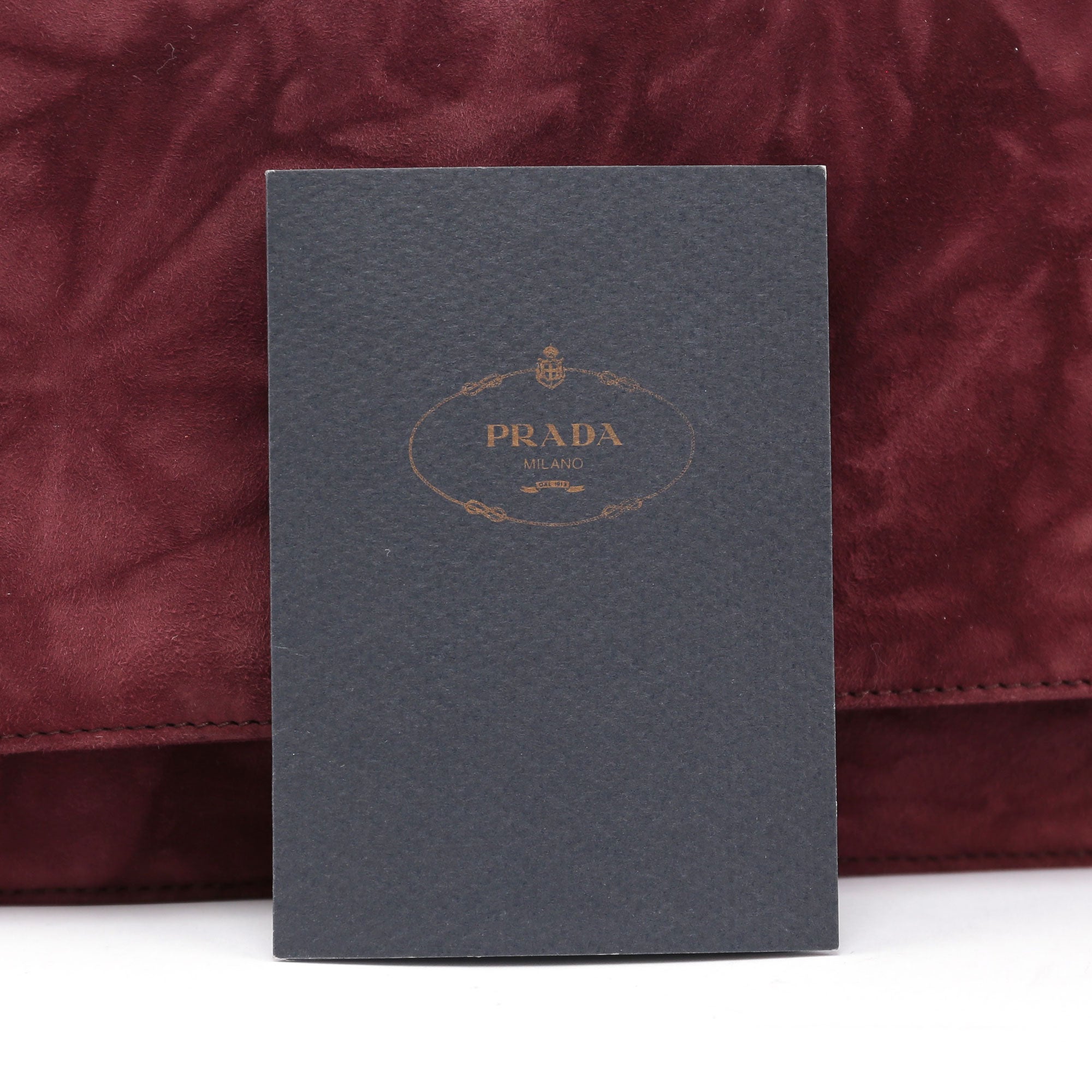 Burgundy Suede Chain Shoulder Bag