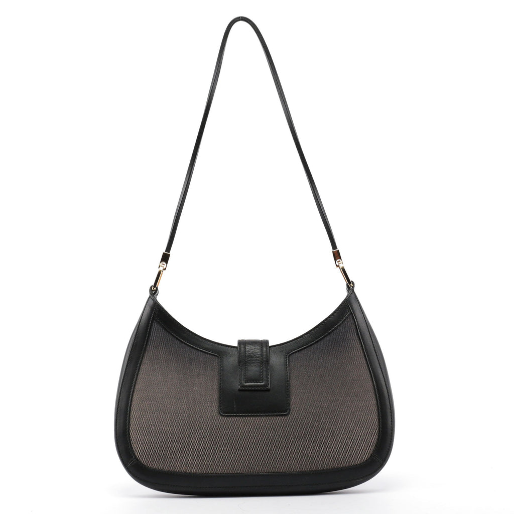 Canvas Gold G Shoulder Bag