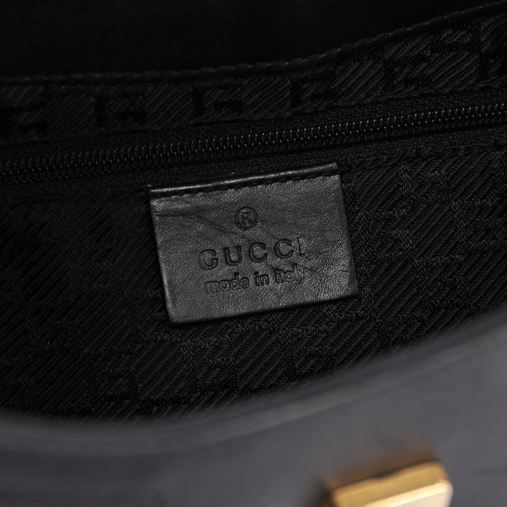 Canvas Gold G Shoulder Bag
