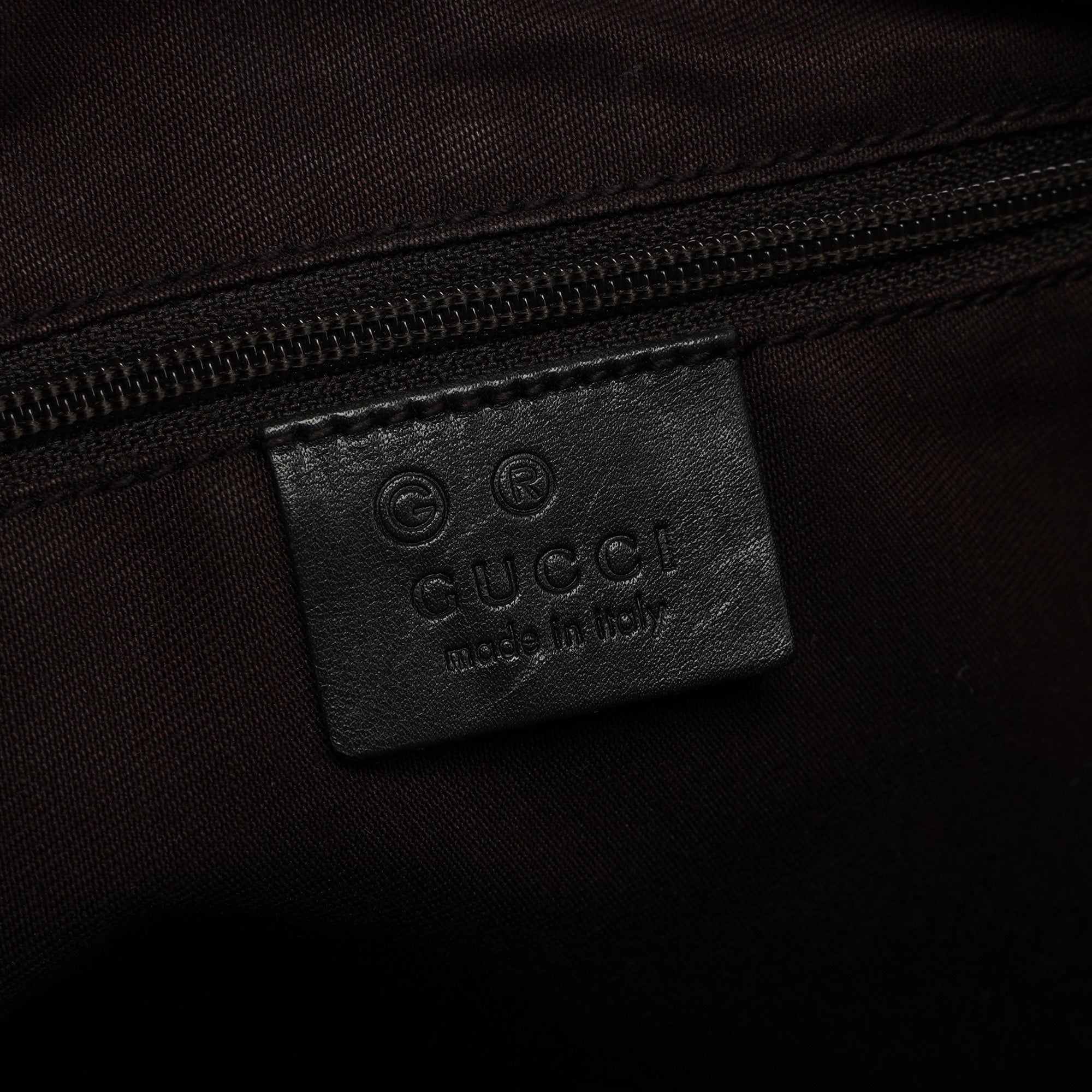 Dark Green Calfskin GG Shoulder Bag