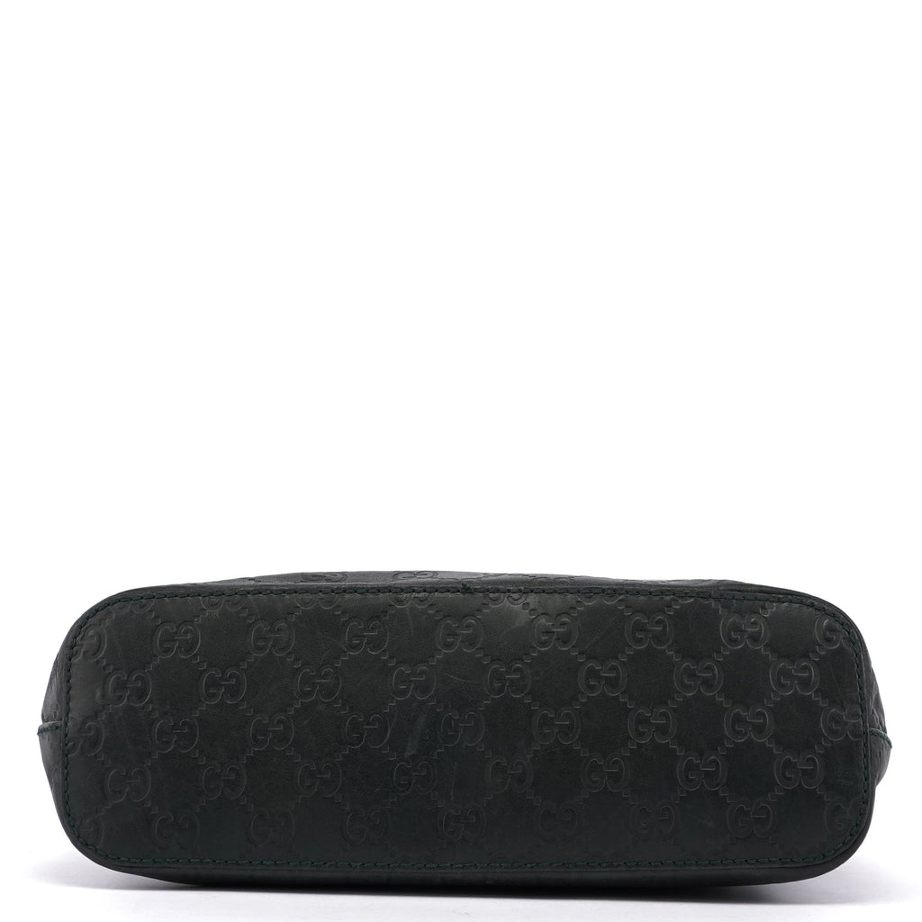 Dark Green Calfskin GG Shoulder Bag