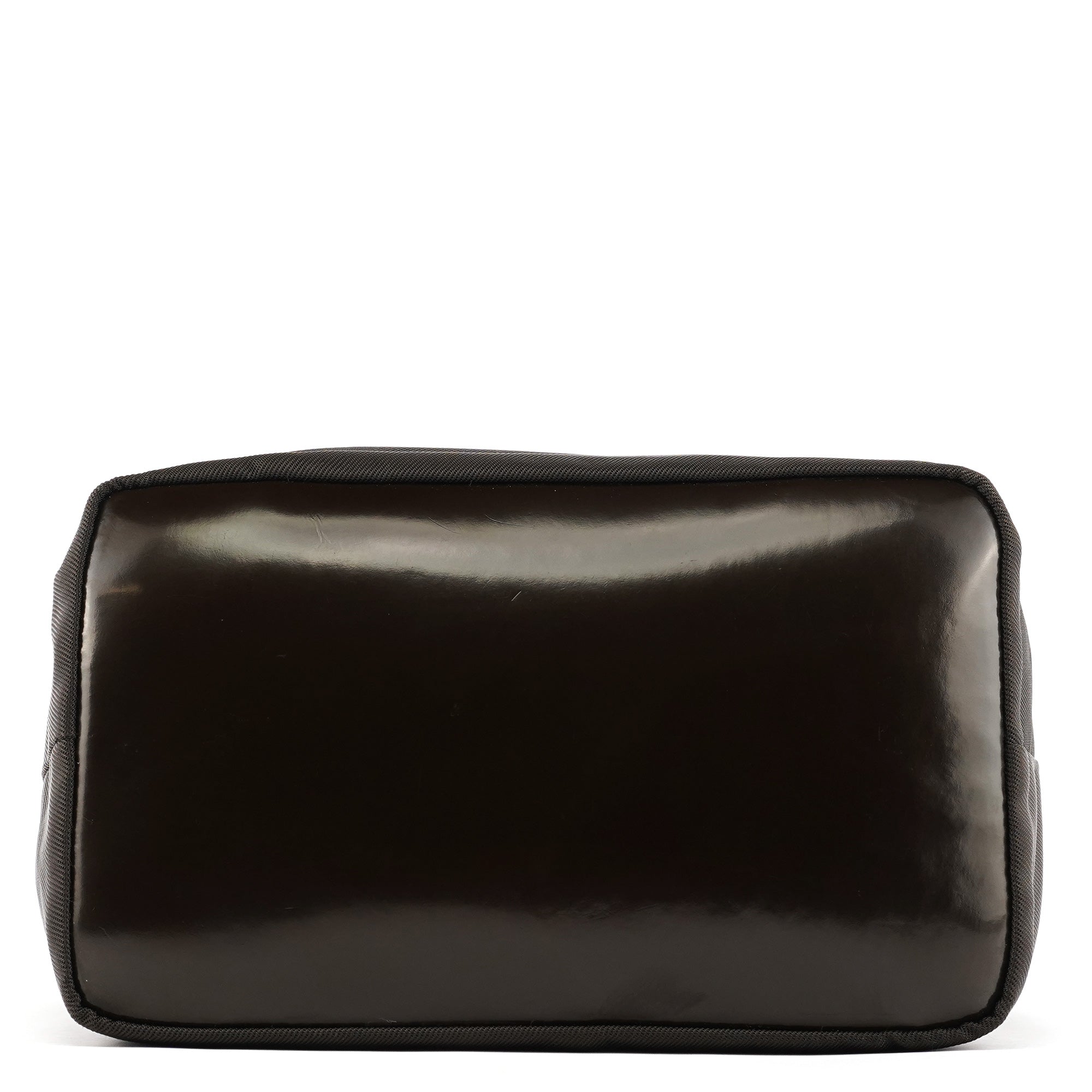 Dark Green Nylon Bamboo Shoulder Bag