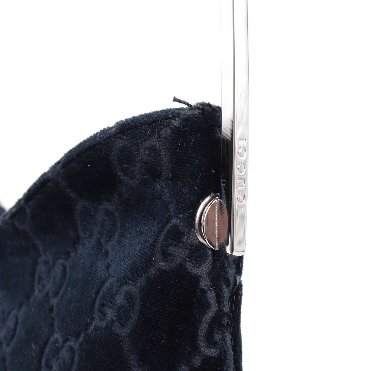 Fall 1997 Velvet Navy Monogram Bag