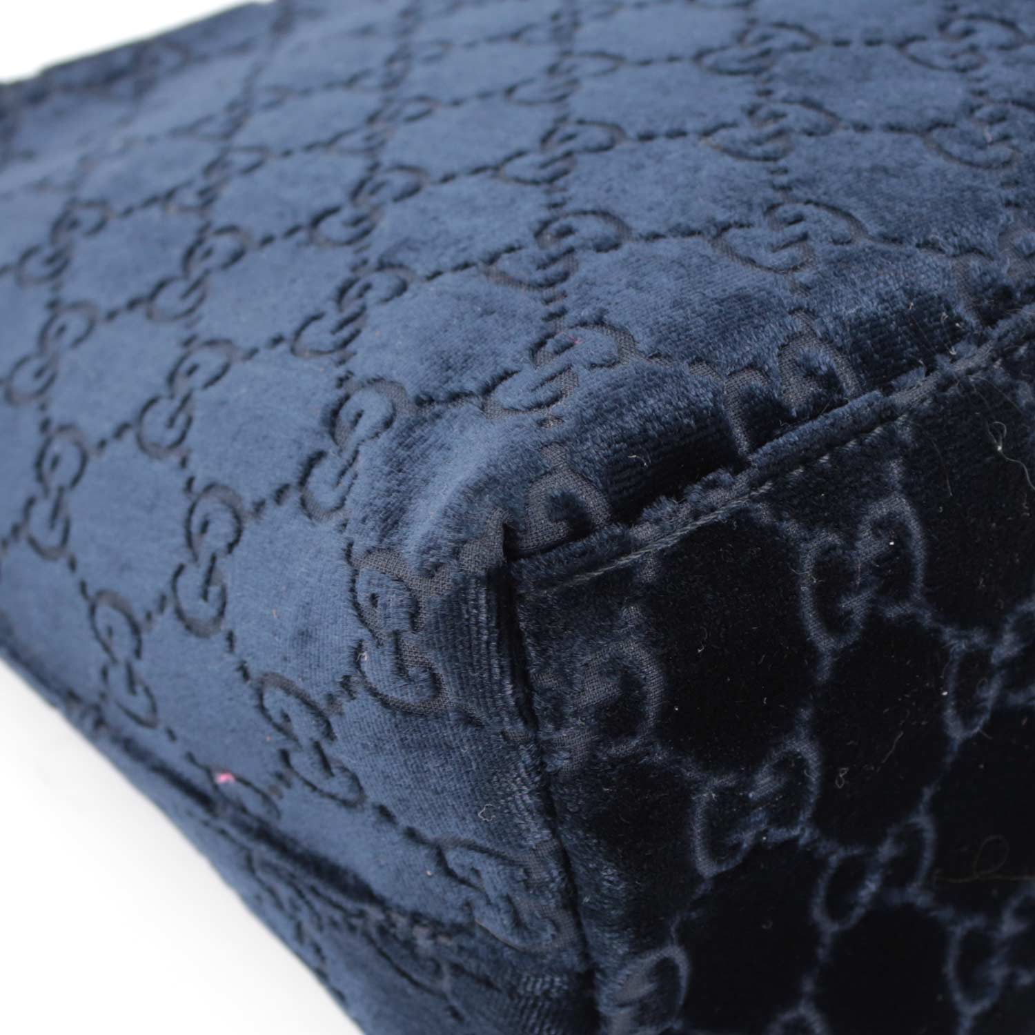 Fall 1997 Velvet Navy Monogram Bag