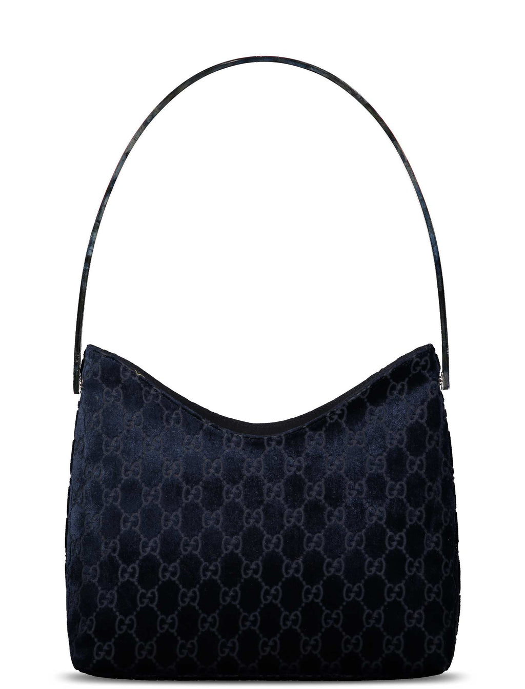 Fall 1997 Velvet Navy Monogram Bag
