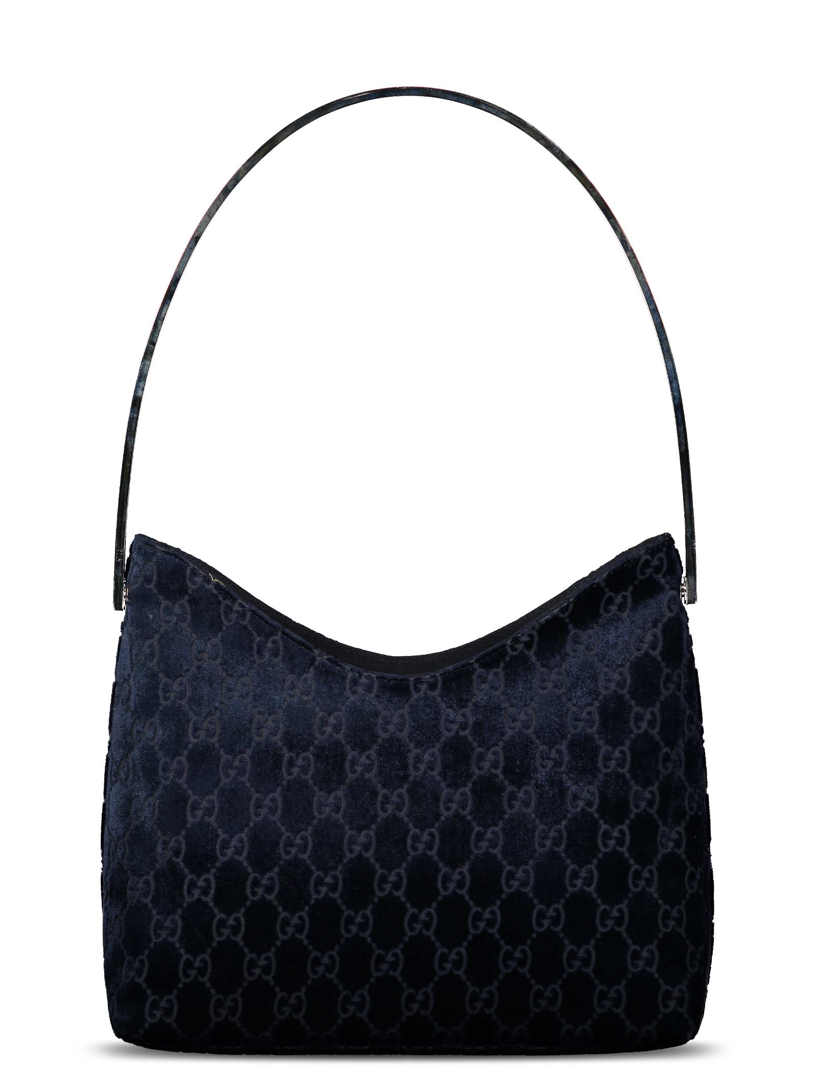 Fall 1997 Velvet Navy Monogram Bag