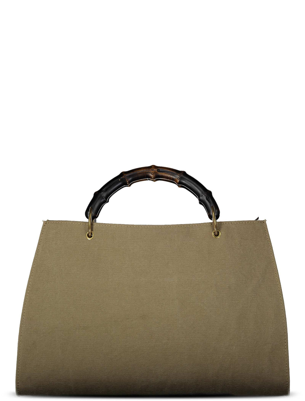 Fall 2002 Bamboo Handle Canvas Handbag