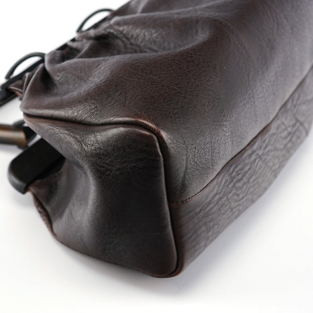 Fall 2002 Bison Leather Wood Doctor Bag