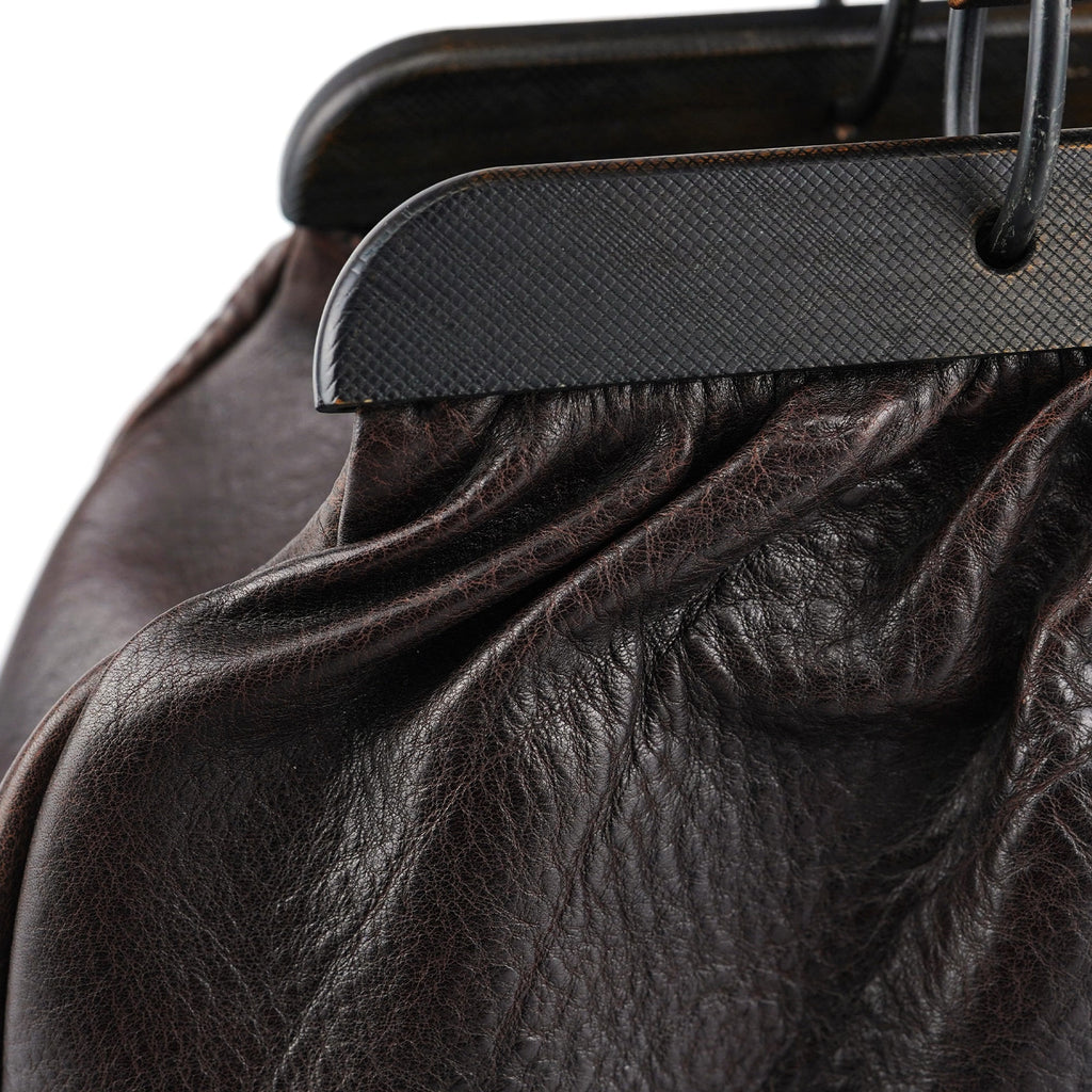 Fall 2002 Bison Leather Wood Doctor Bag