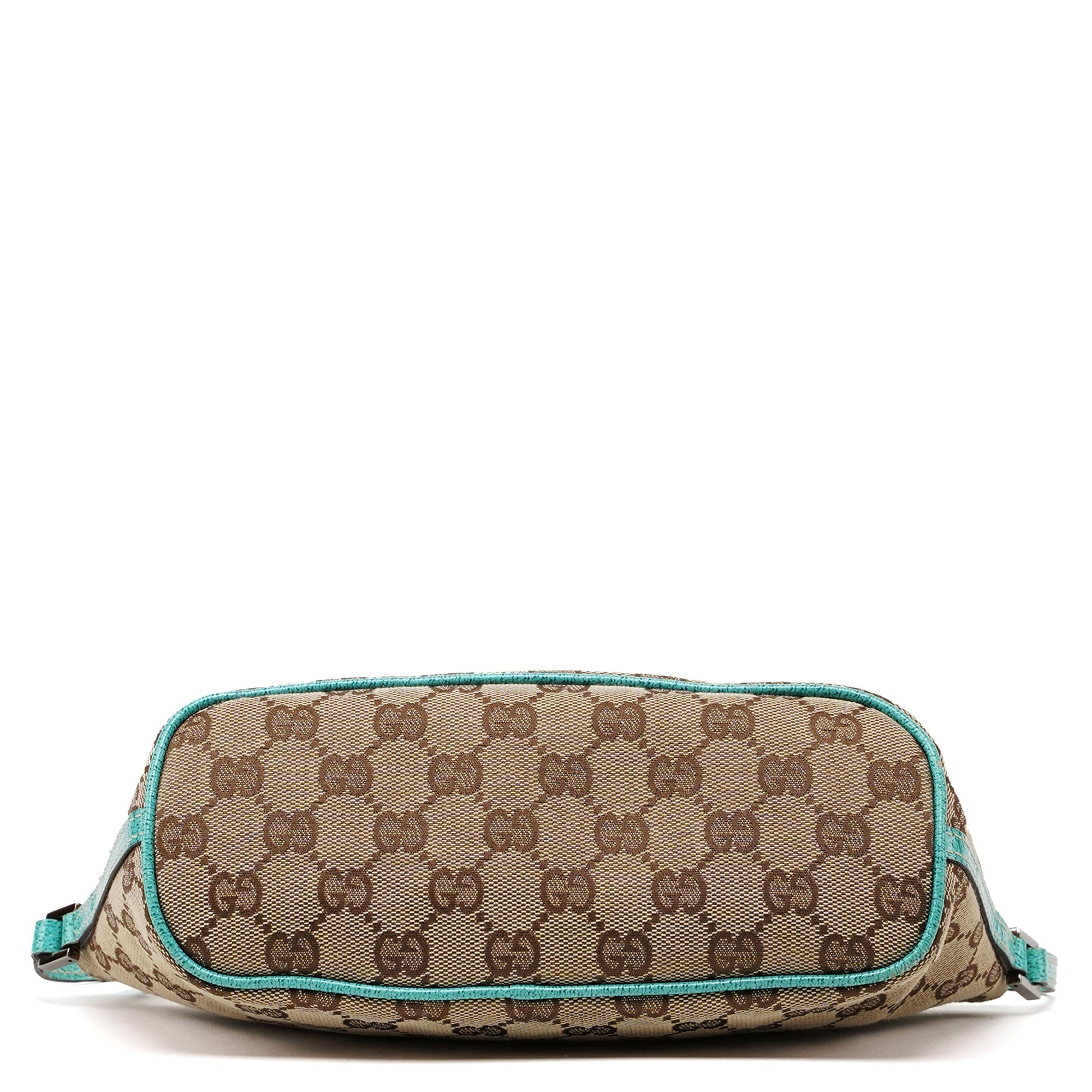 GG Monogram Turquoise Boat Pochette