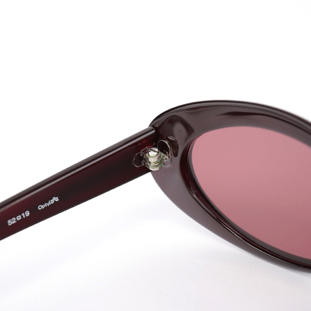 GG2413/S Burgundy Oval Sunglasses