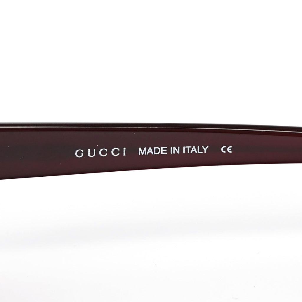GG2413/S Burgundy Oval Sunglasses