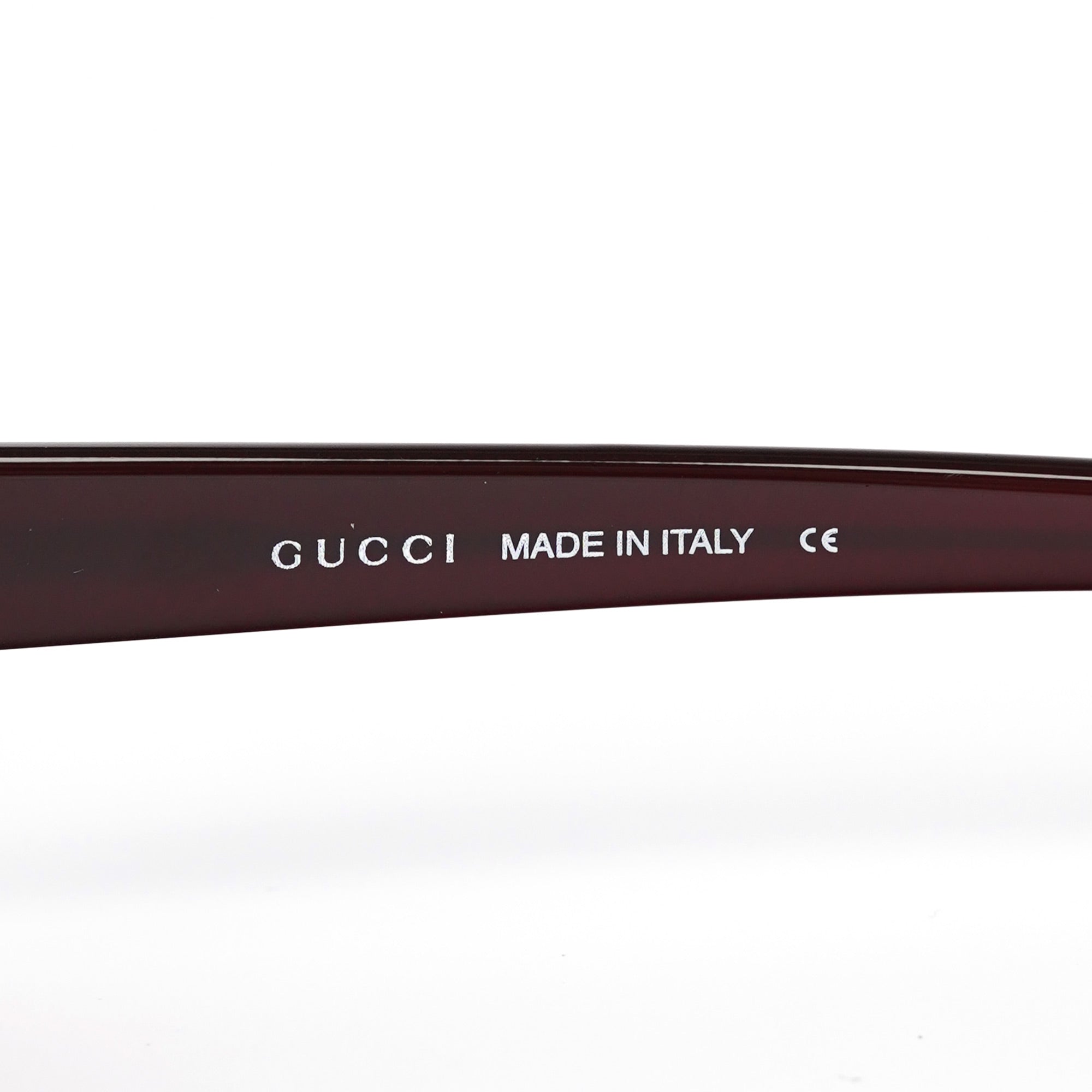 GG2413/S Burgundy Oval Sunglasses