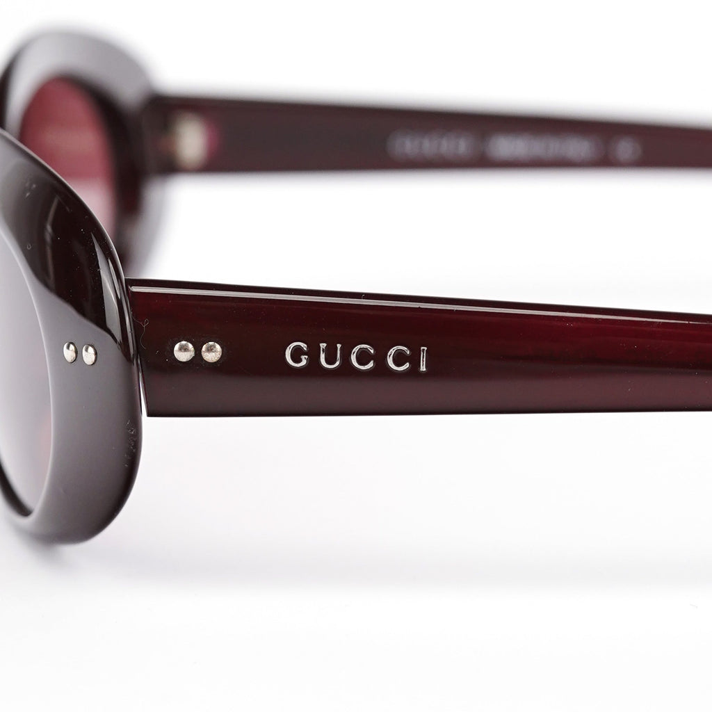 GG2413/S Burgundy Oval Sunglasses