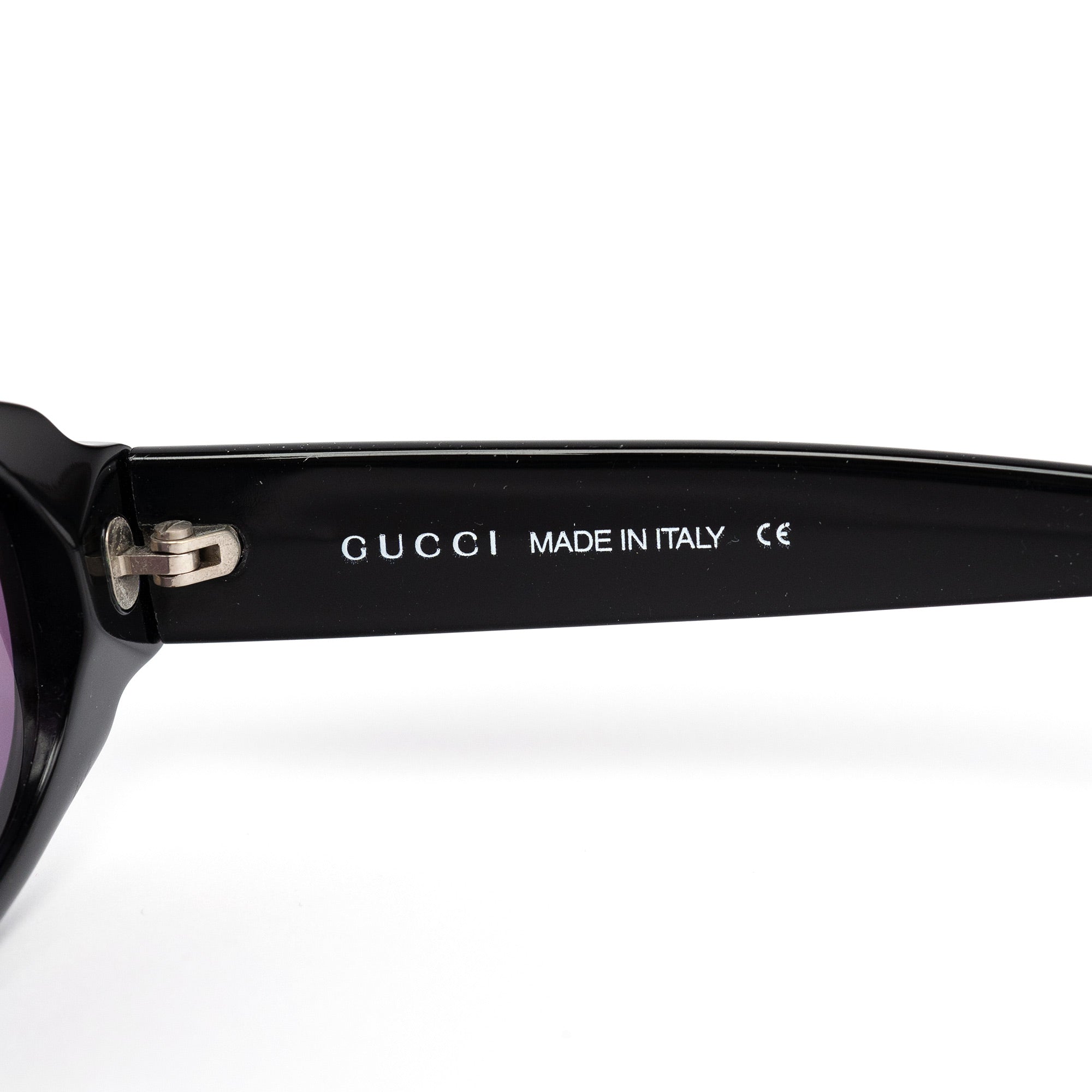 GG2413N/S Black Acetate Oval Sunglasses