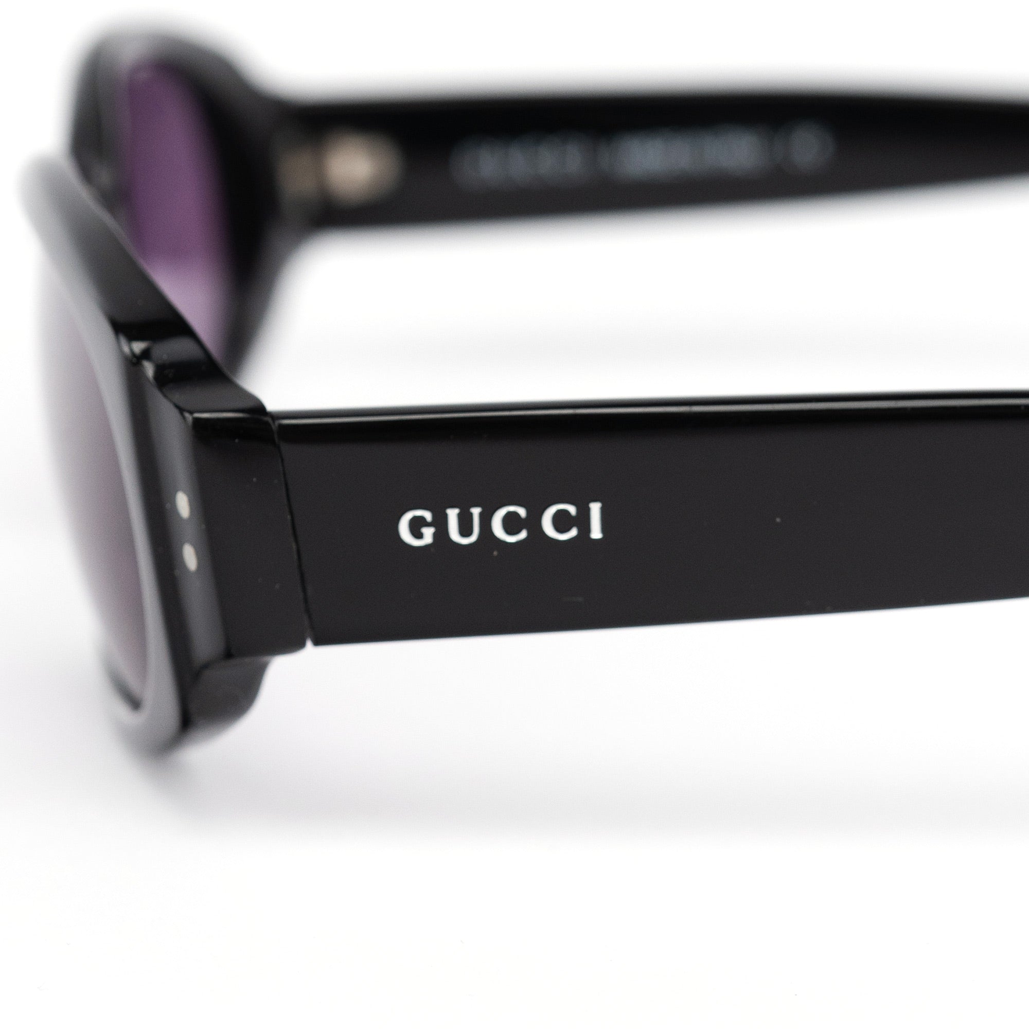 GG2413N/S Black Acetate Oval Sunglasses