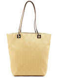 Gold GG Canvas Tote Bag