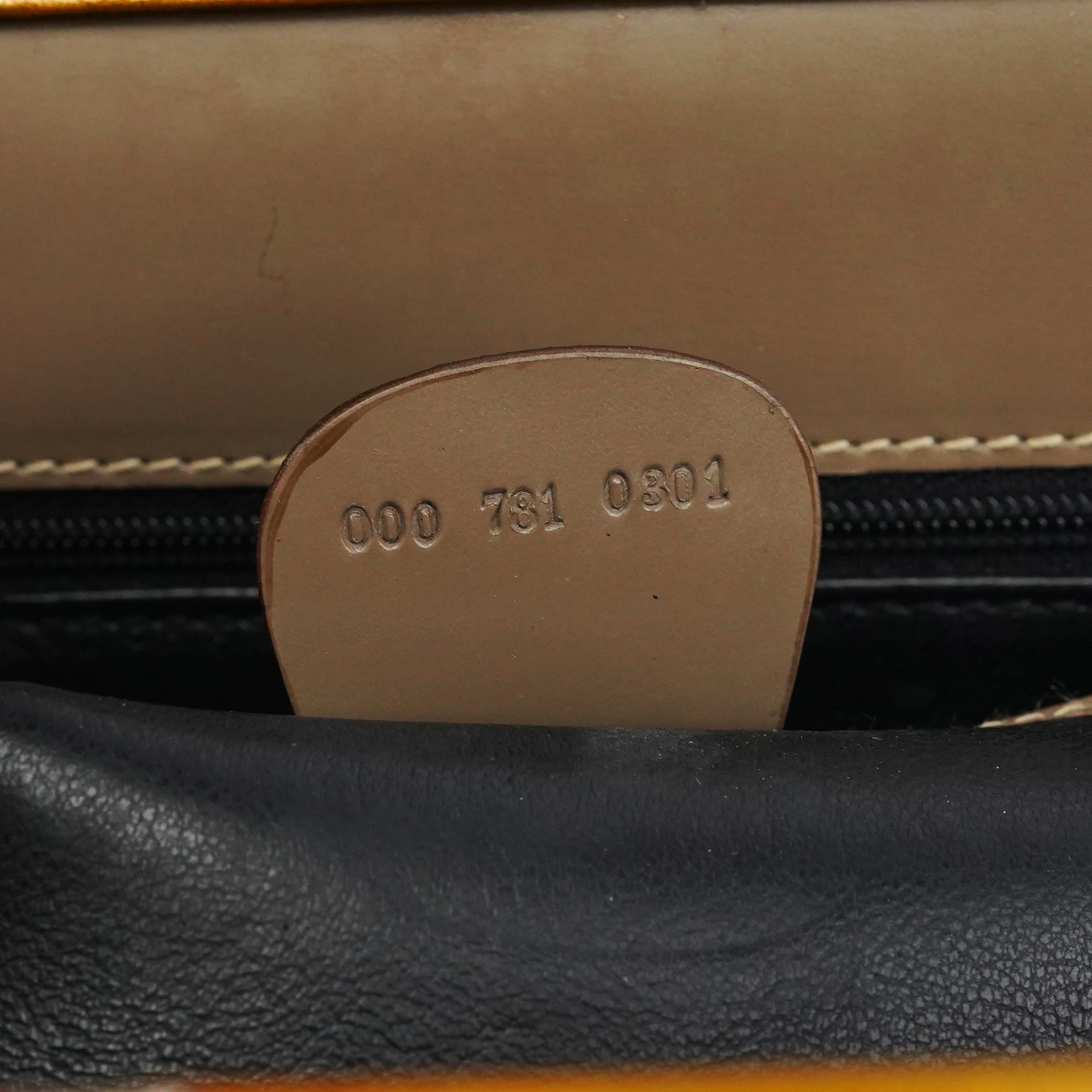 Gold Patent Leather Clutch Shoulder Bag