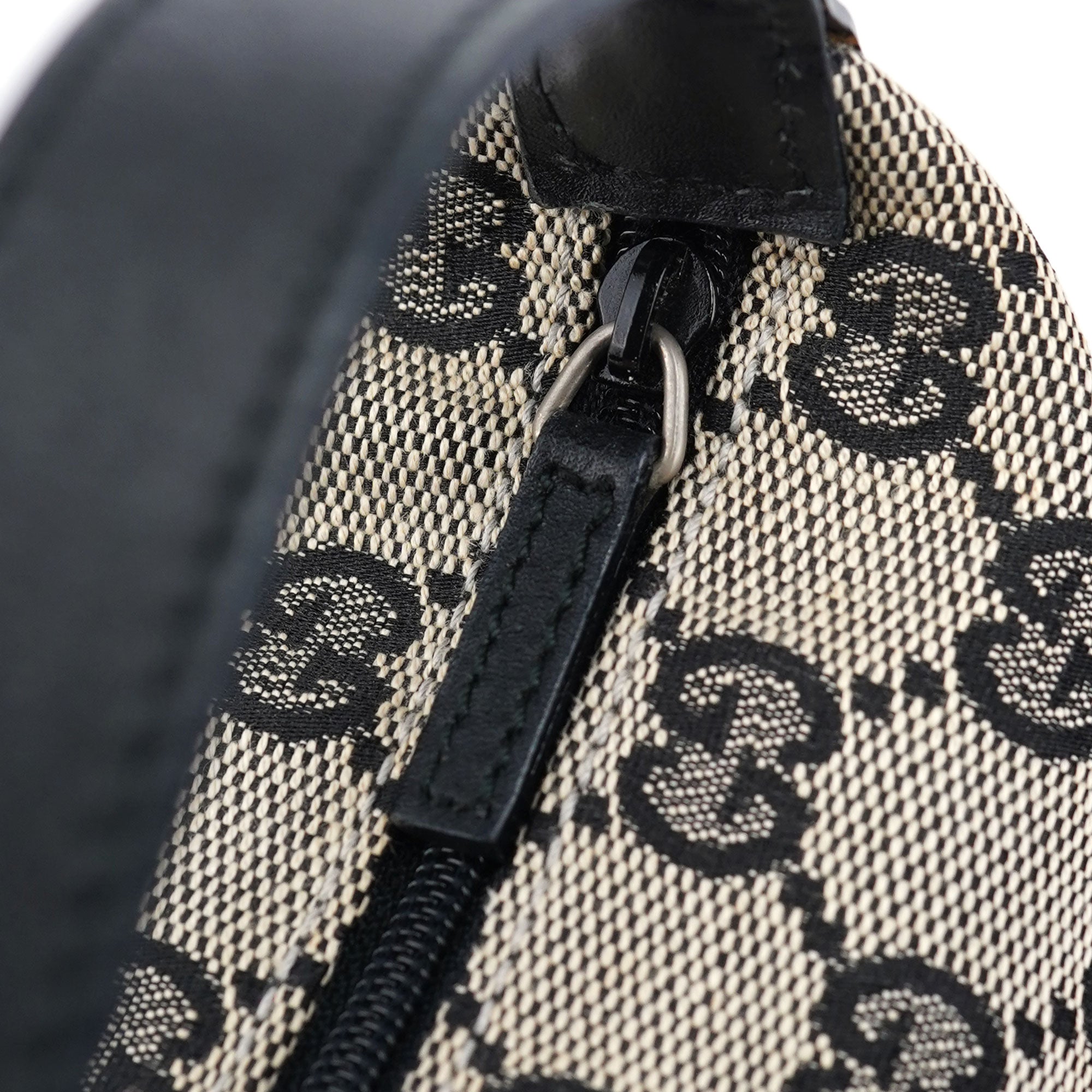 Grey Black GG Handbag