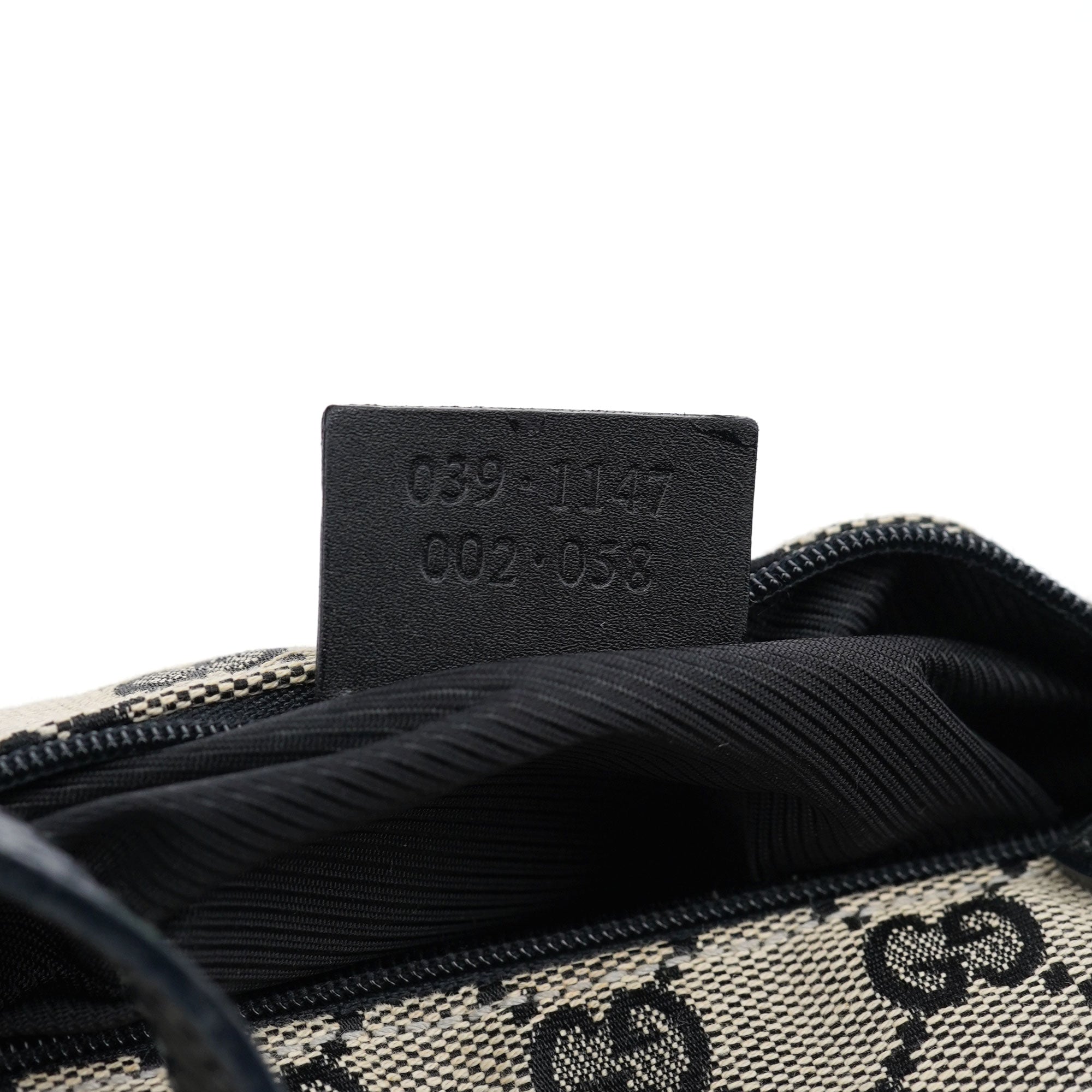 Grey Black GG Handbag