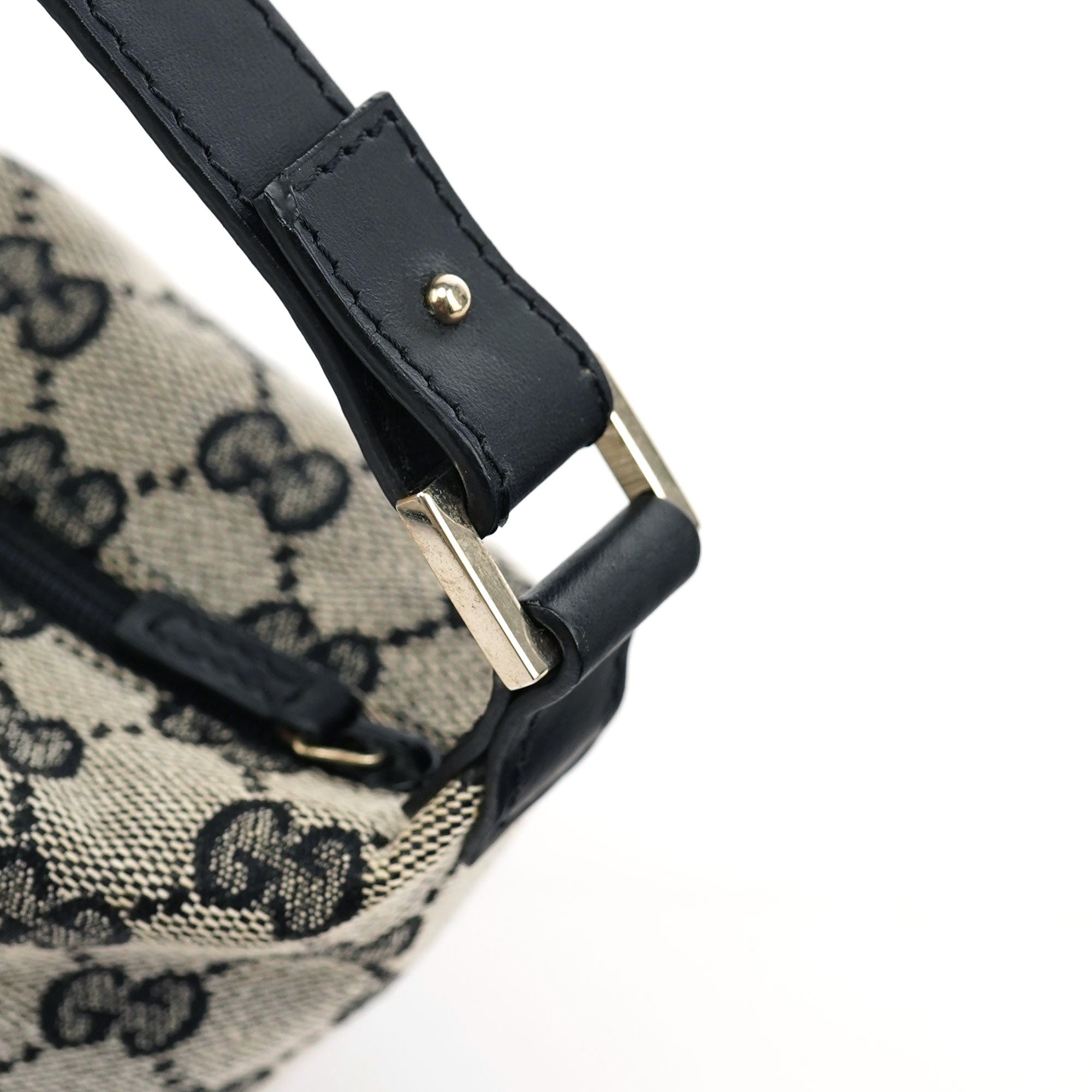 Grey Black GG Handbag