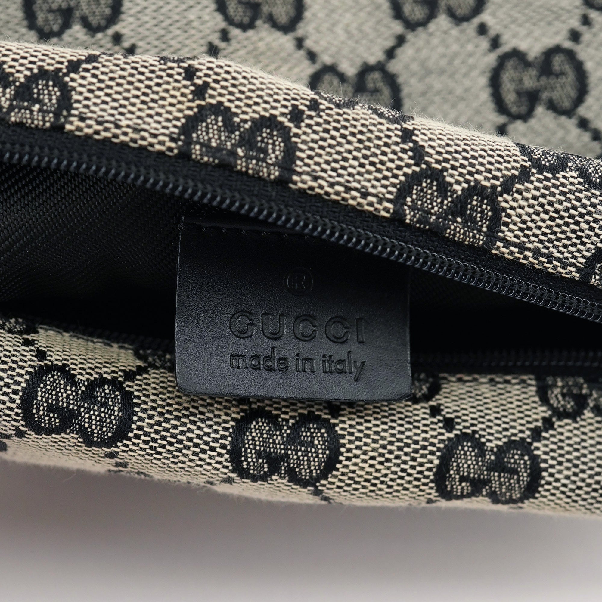 Grey Black GG Handbag