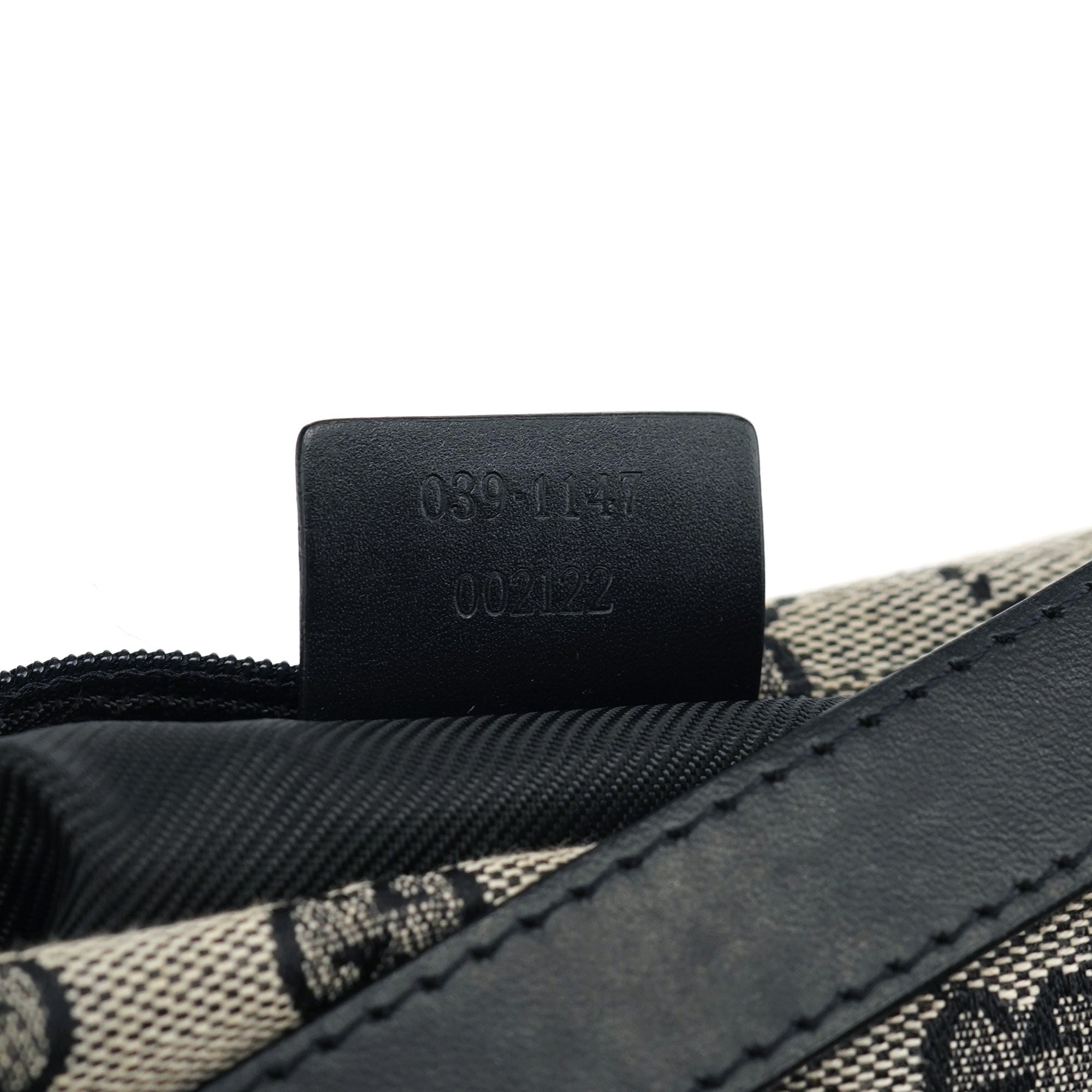 Grey Black GG Handbag
