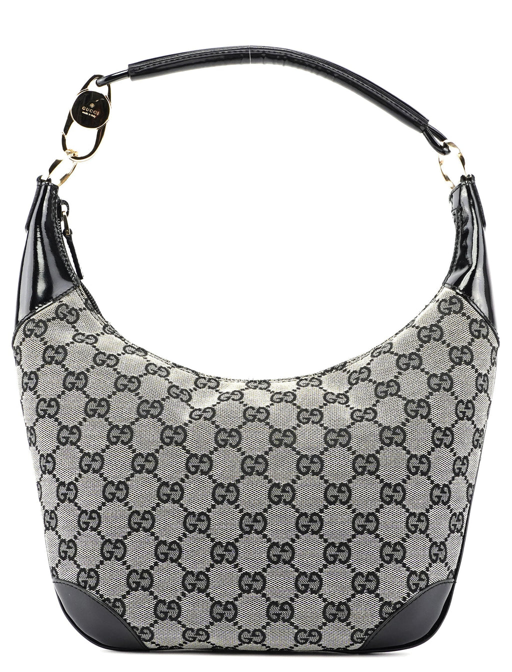 Grey Black GG Shoulder Bag