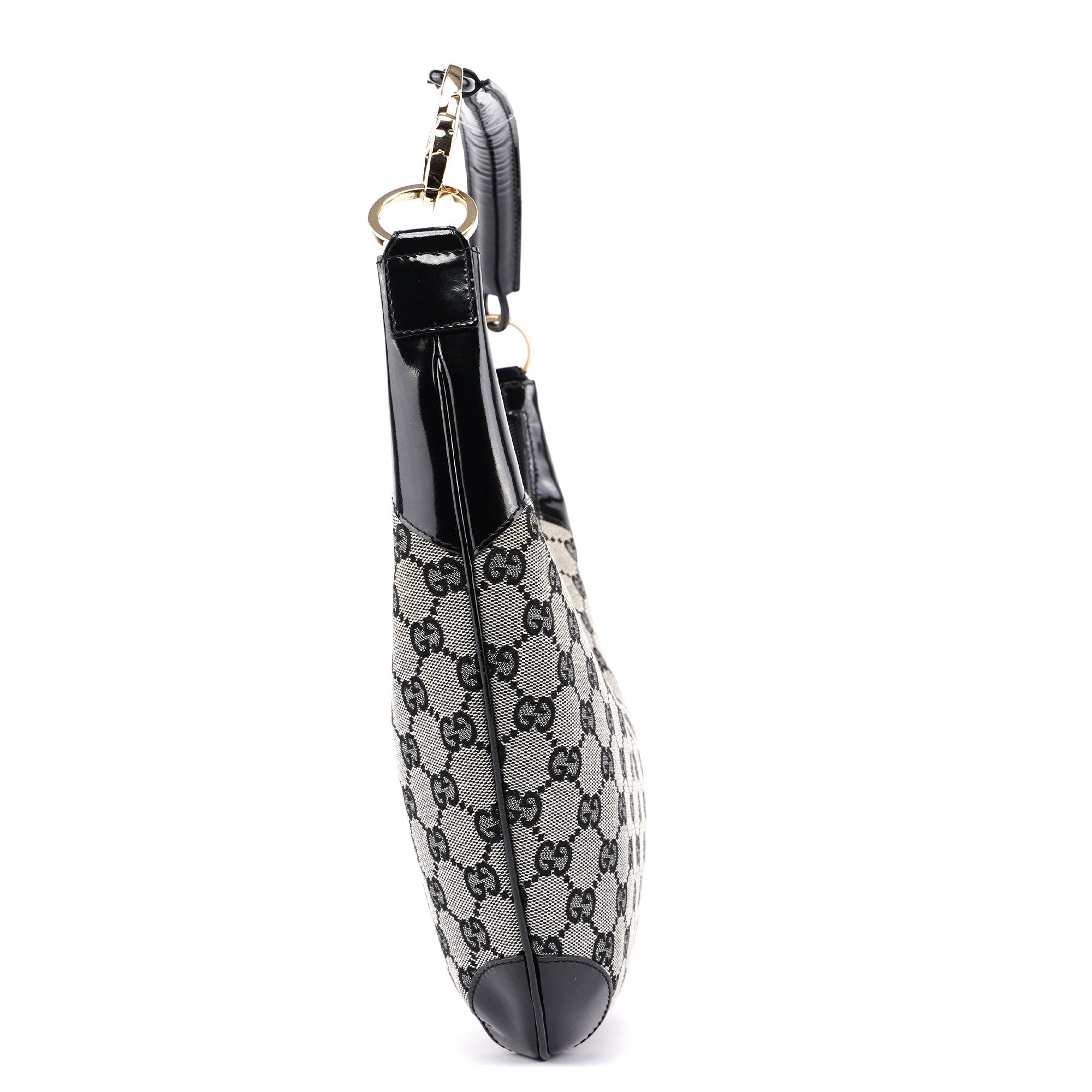 Grey Black GG Shoulder Bag
