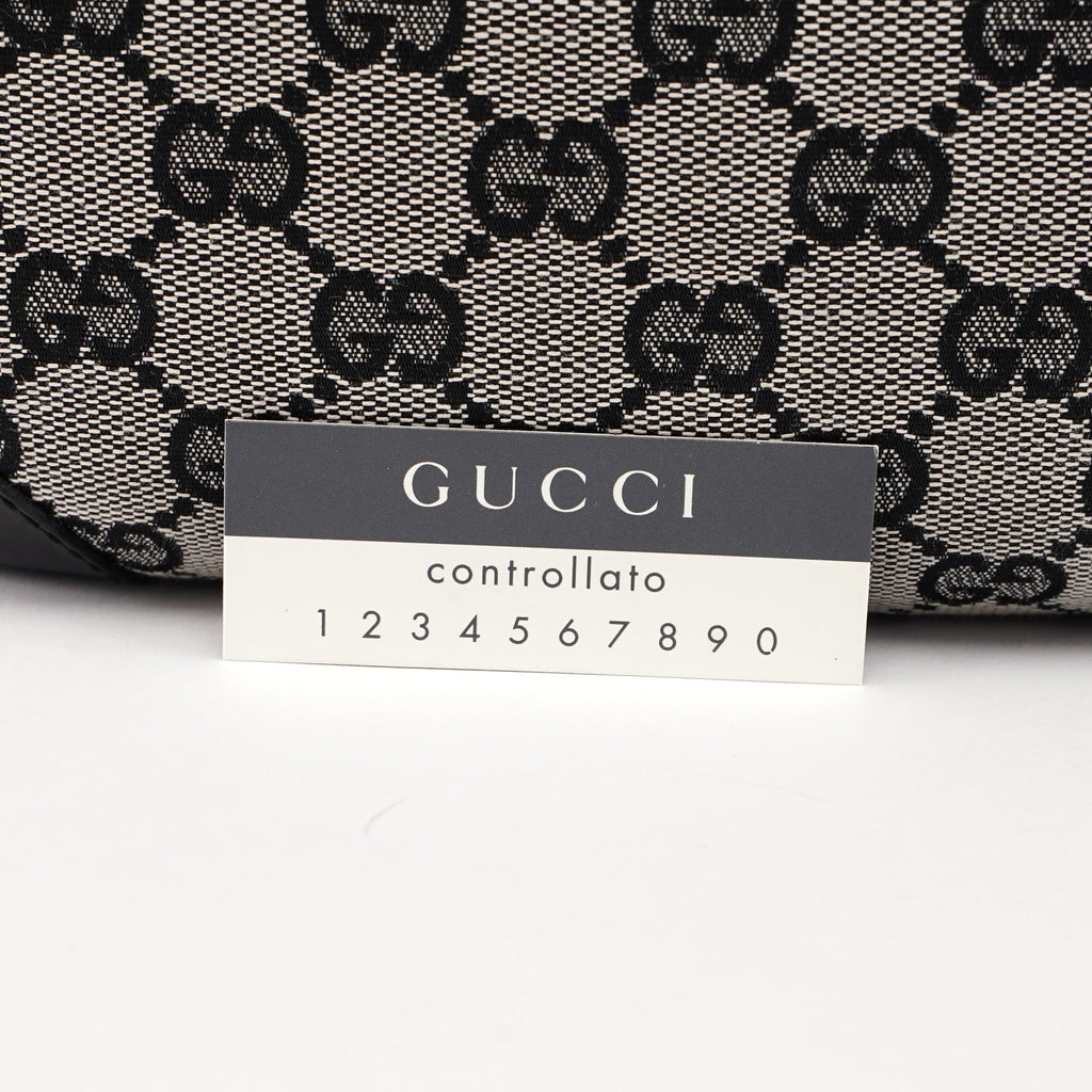 Grey Black GG Shoulder Bag