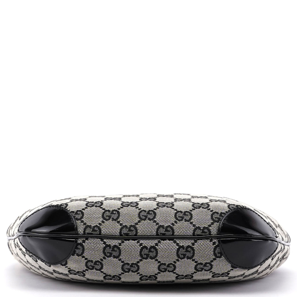 Grey Black GG Shoulder Bag