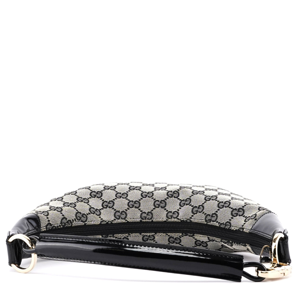 Grey Black GG Shoulder Bag