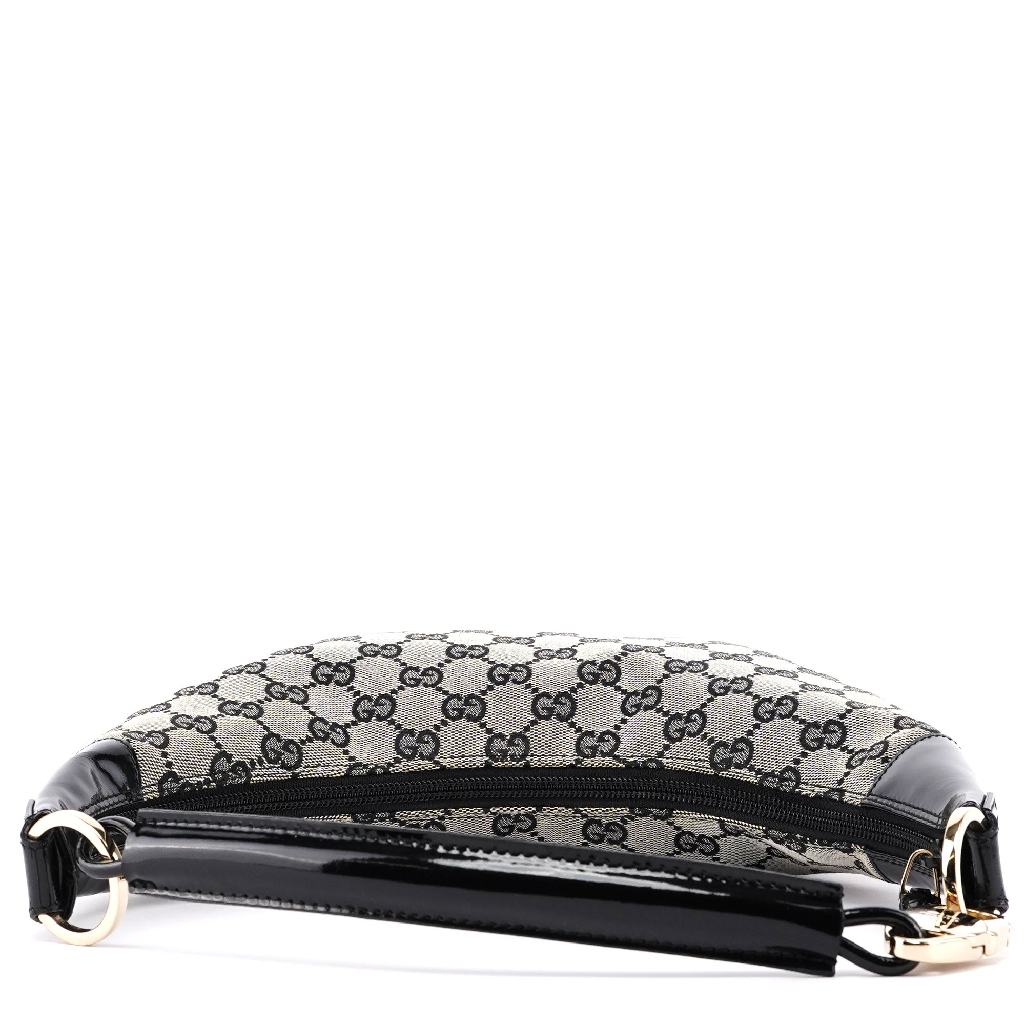 Grey Black GG Shoulder Bag
