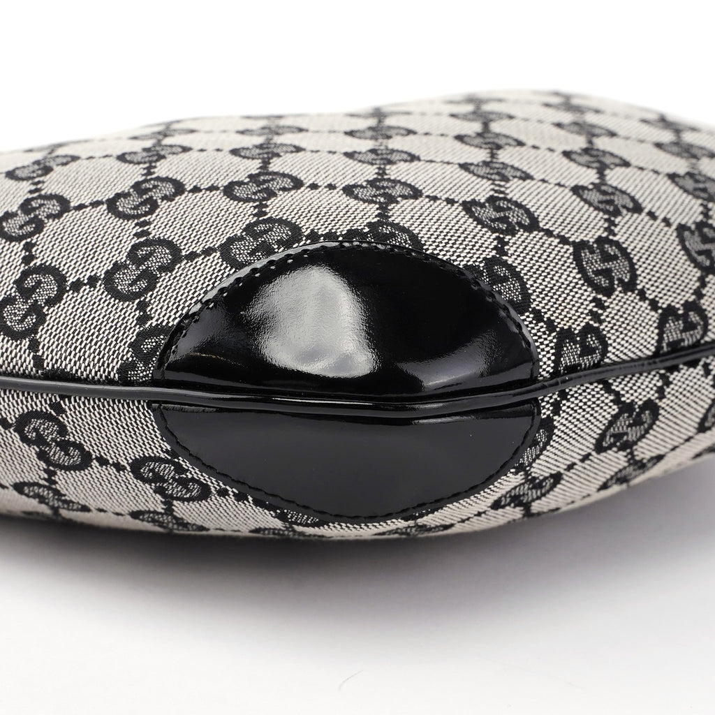 Grey Black GG Shoulder Bag