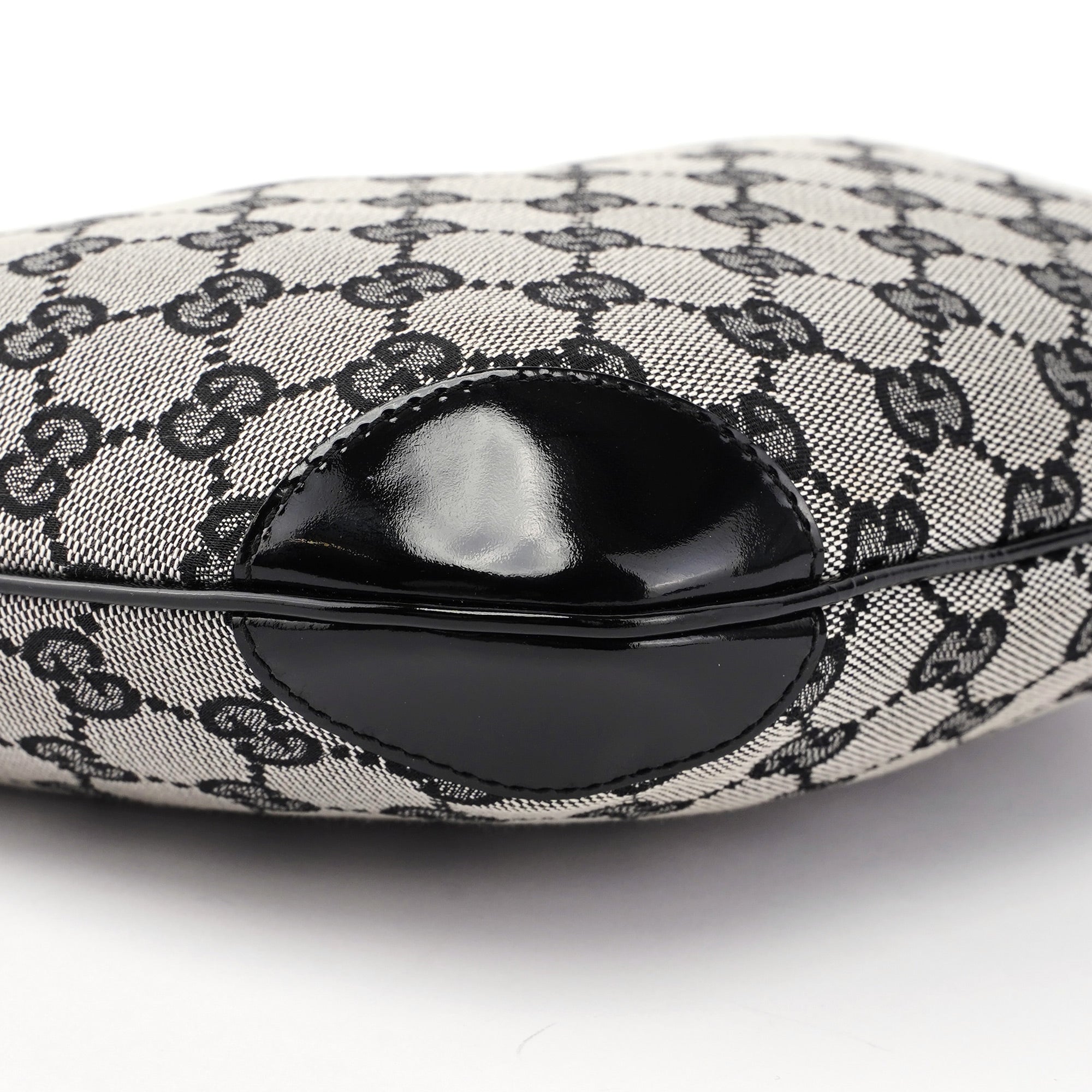 Grey Black GG Shoulder Bag