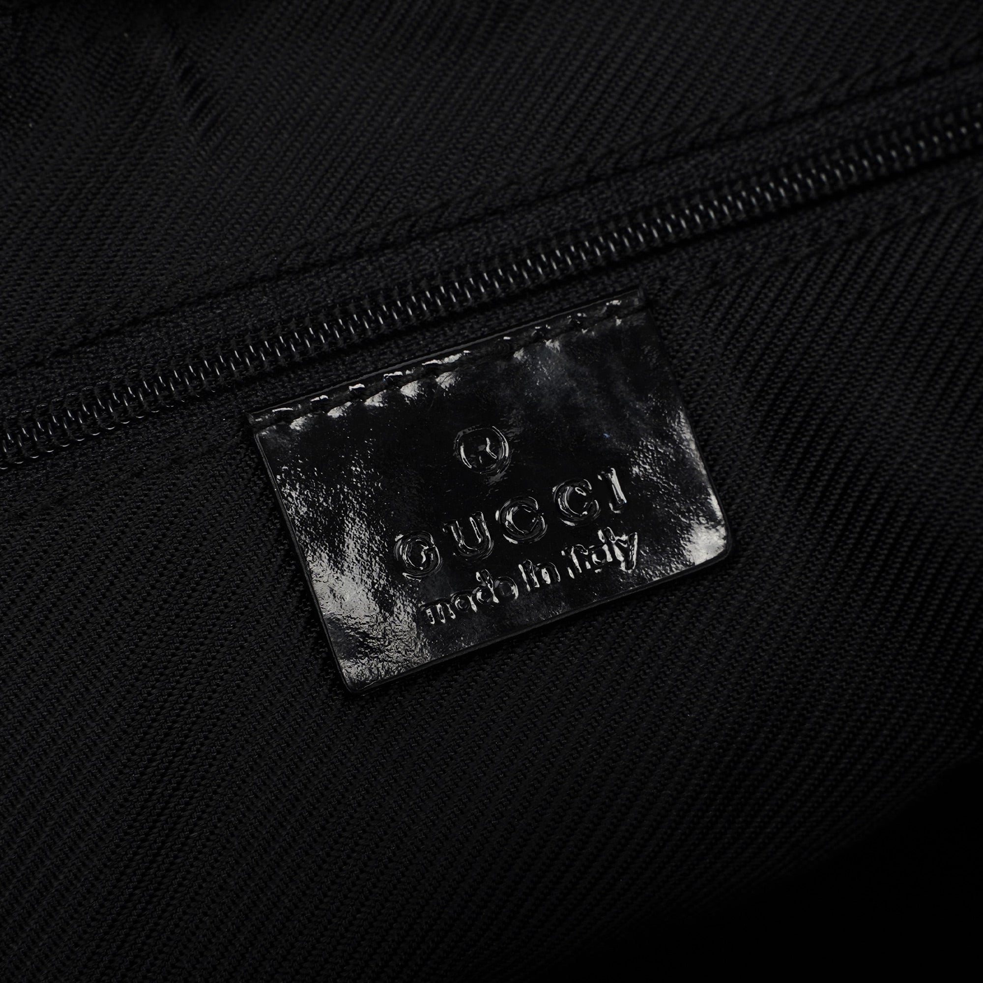 Grey Black GG Shoulder Bag