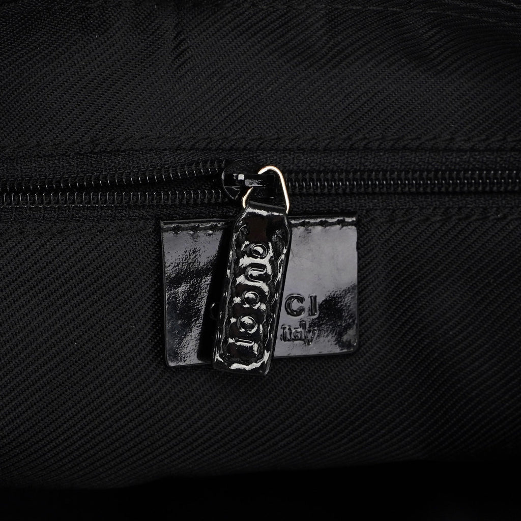 Grey Black GG Shoulder Bag