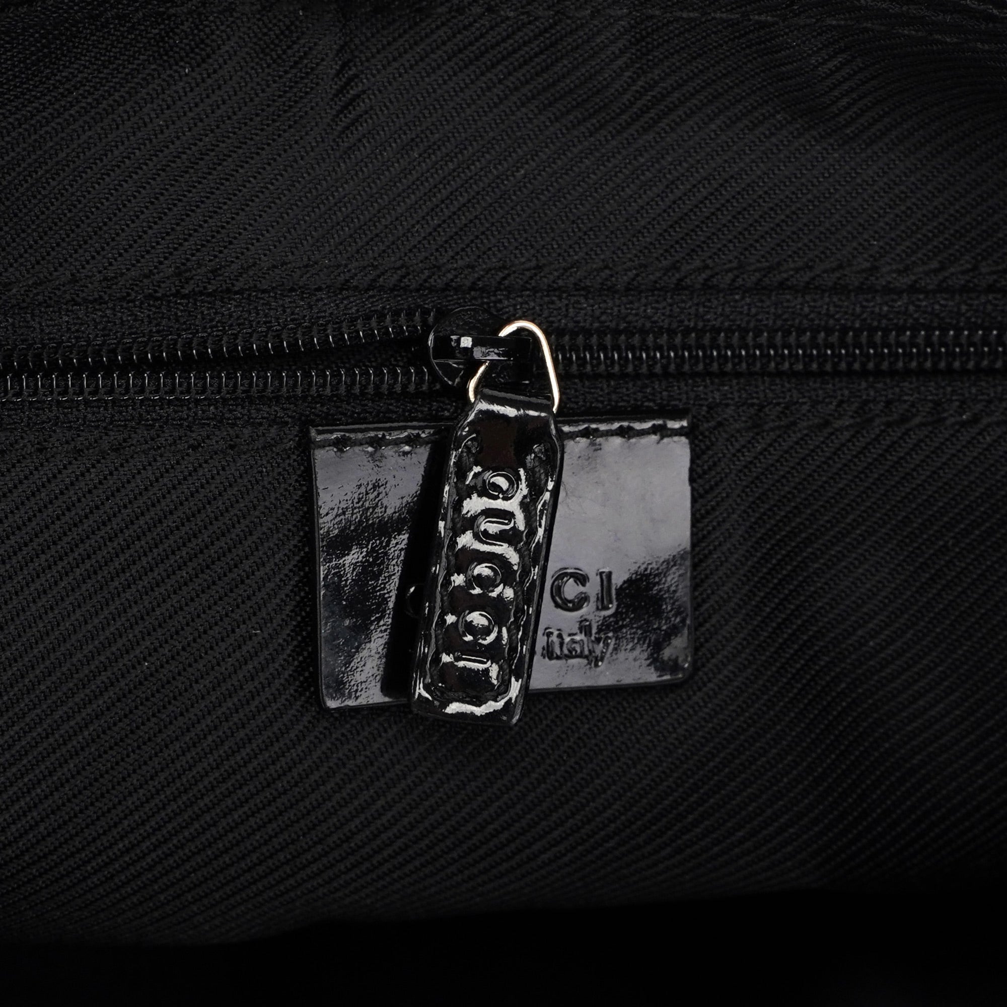 Grey Black GG Shoulder Bag