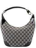 Grey Black GG Shoulder Bag