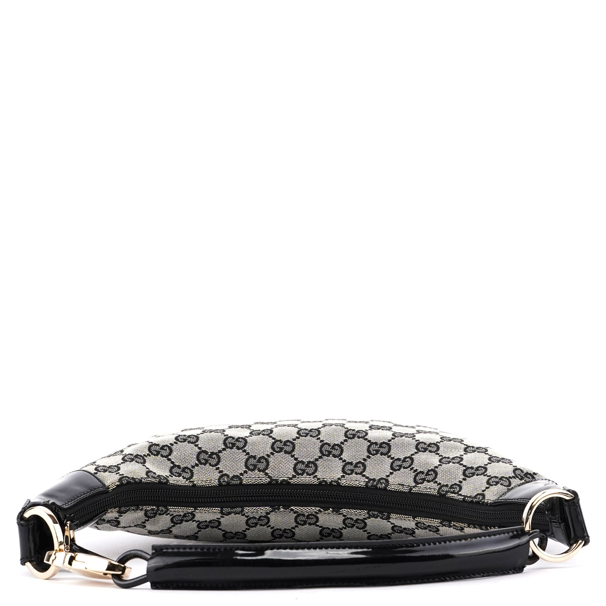 Grey Black GG Shoulder Bag