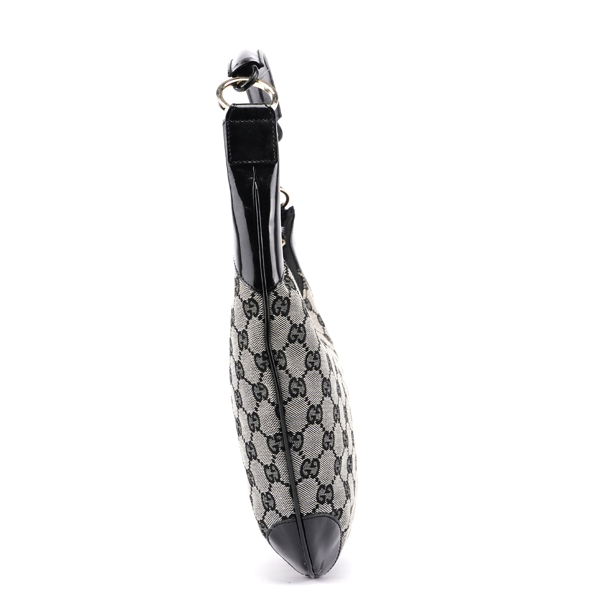 Grey Black GG Shoulder Bag